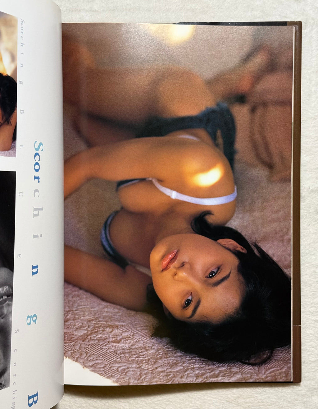 Masako Hiraoka “Scorching BLUE” Hardcover Gravure Photobook (1998) w/obi - Japan Import