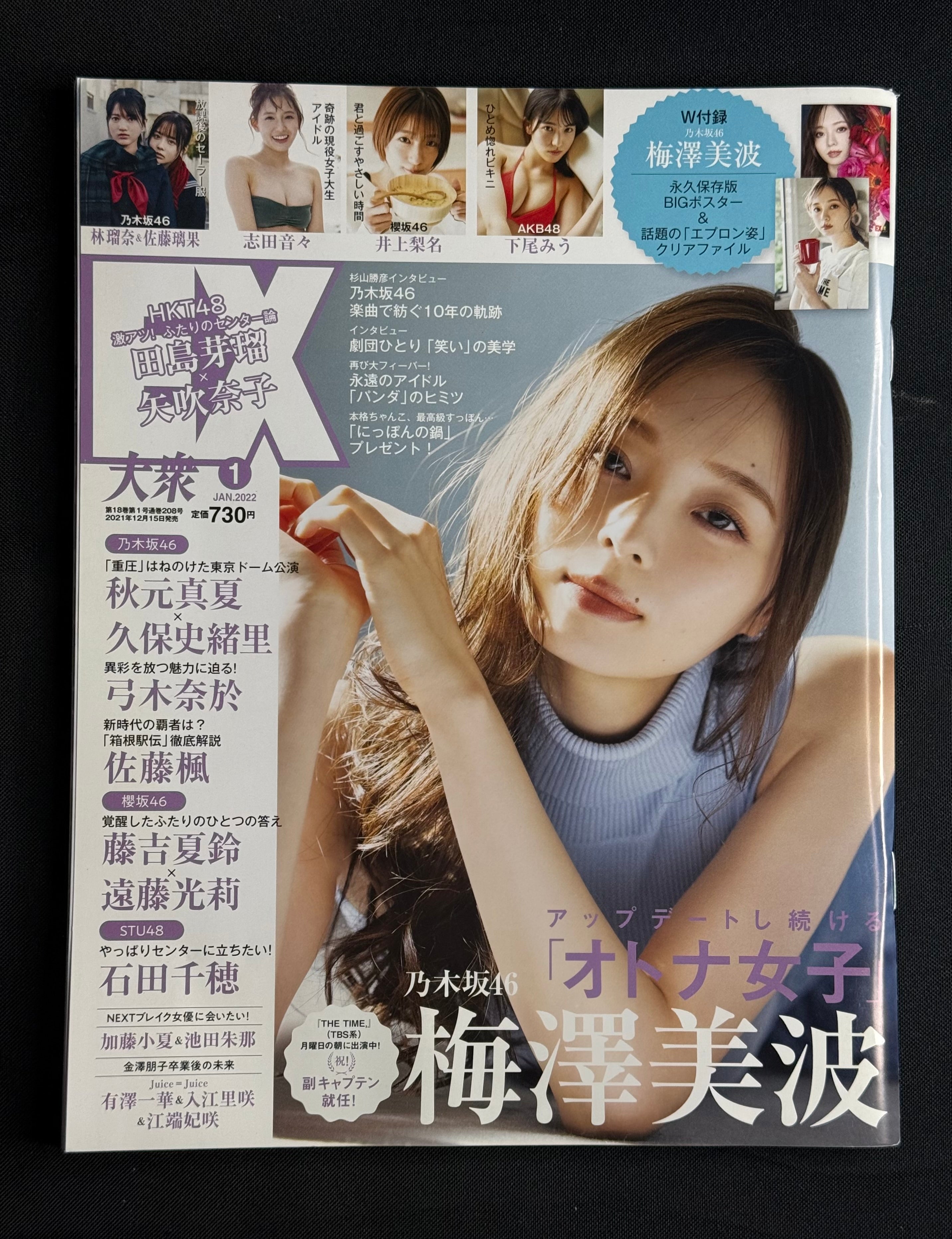 EX Taishu Japanese Gravure Magazine (January 2022) Minami Umezawa Cover - Nogizaka46