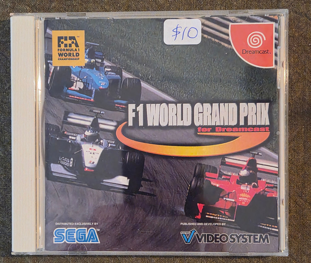 F1 World Grand Prix – Sega Dreamcast – Japan Import NTSC-J – 1999 – Video System Racing Game
