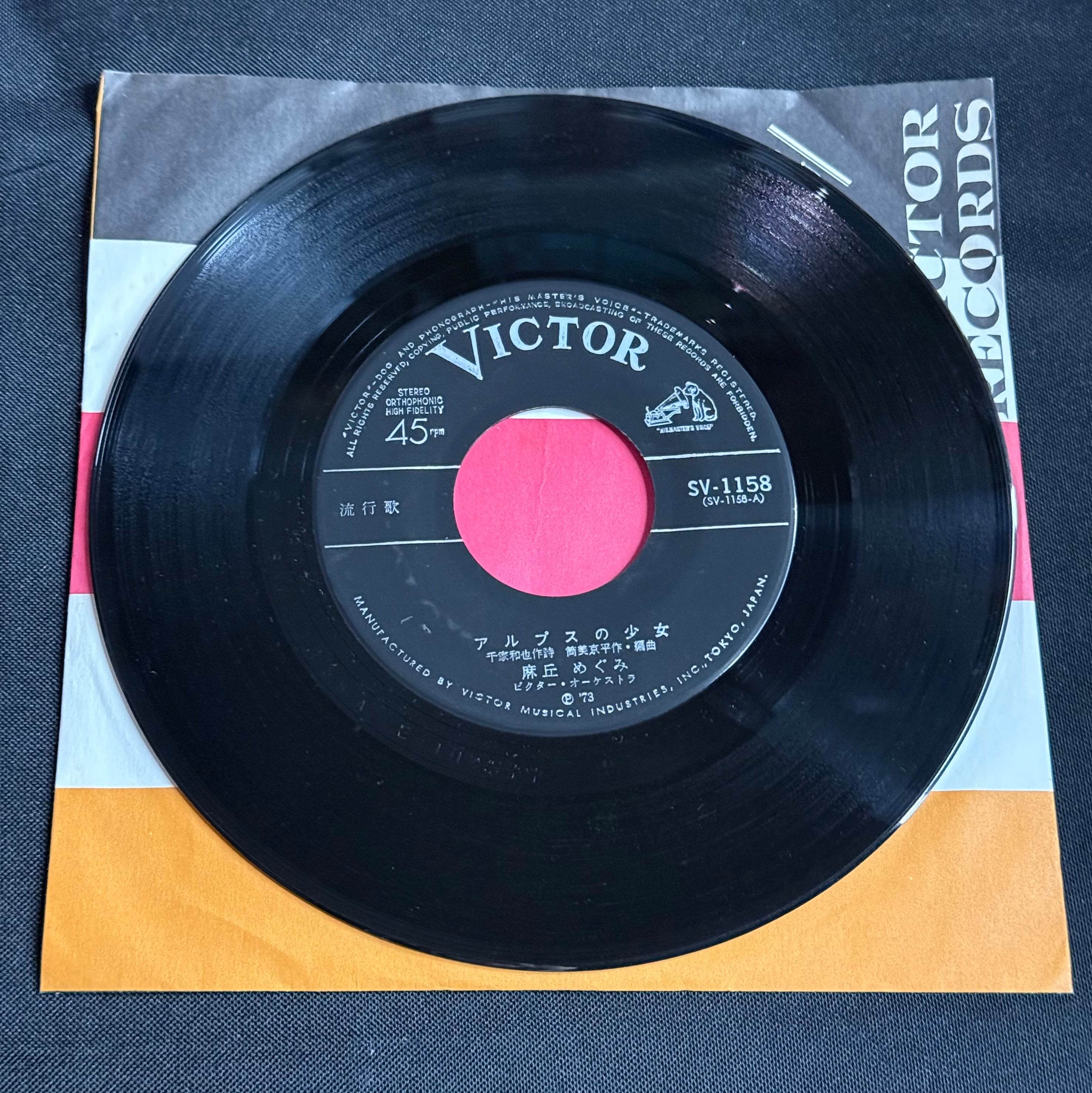 Megumi Asaoka – “Girl of the Alps” (アルプスの少女) 7" Vinyl Record (1973 Japan)