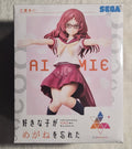 SEGA Luminasta Ai Mie Figure – The Girl I Like Forgot Her Glasses Anime – 7.1" – New Japanese Collectible