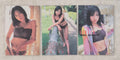 Yoko Mitsuya 2001 Genica 3-Card Set – Gray Bikini – Japanese Gravure Idol Trading Cards