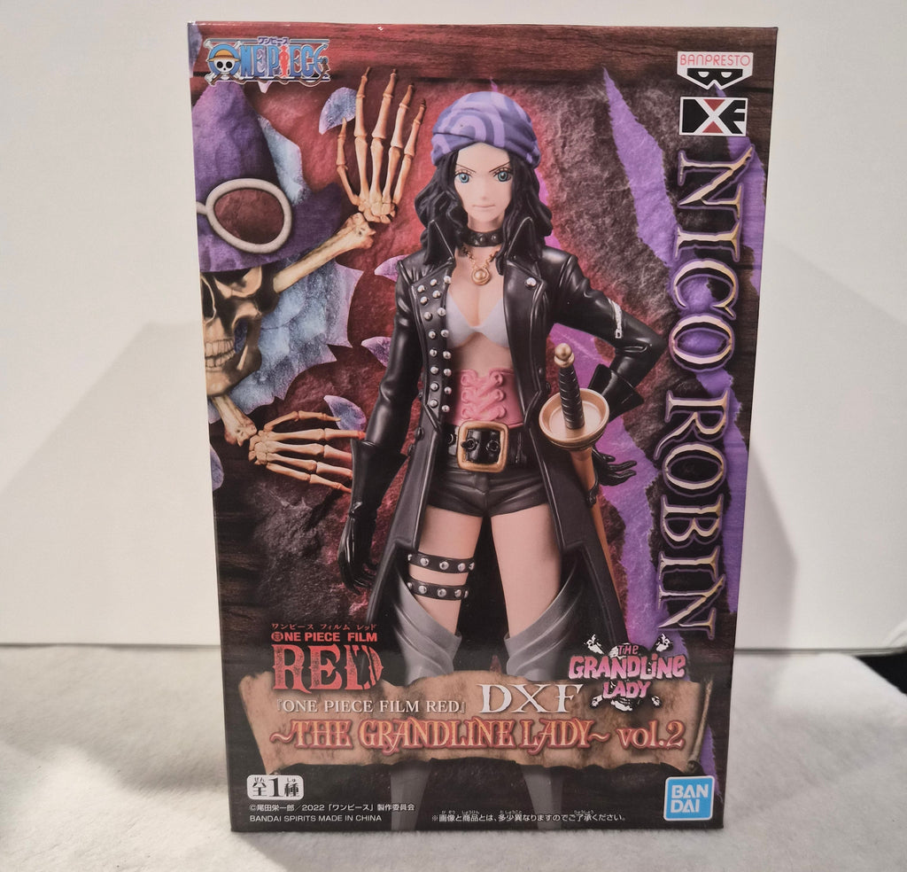 Banpresto One Piece Film: Red DXF The Grandline Lady Vol. 2 Nico Robin Figure – New Japanese Anime Import Statue