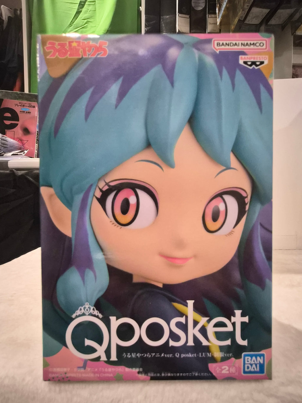 Banpresto Q Posket Urusei Yatsura Lum Uniform Version A Figure – 5.5" Japanese Anime Collectible – Lum Invader