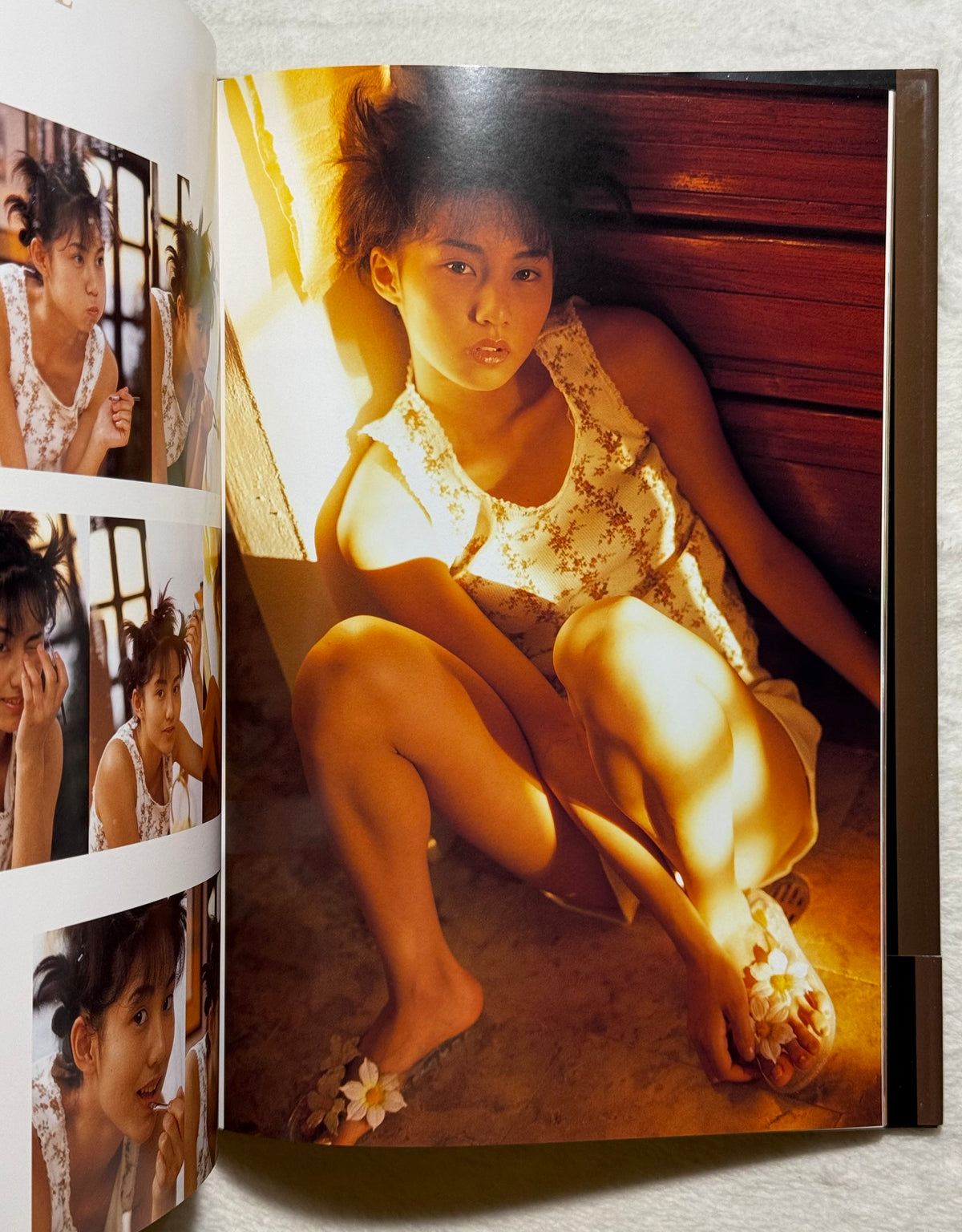 Masako Hiraoka “Scorching BLUE” Hardcover Gravure Photobook (1998) w/obi - Japan Import
