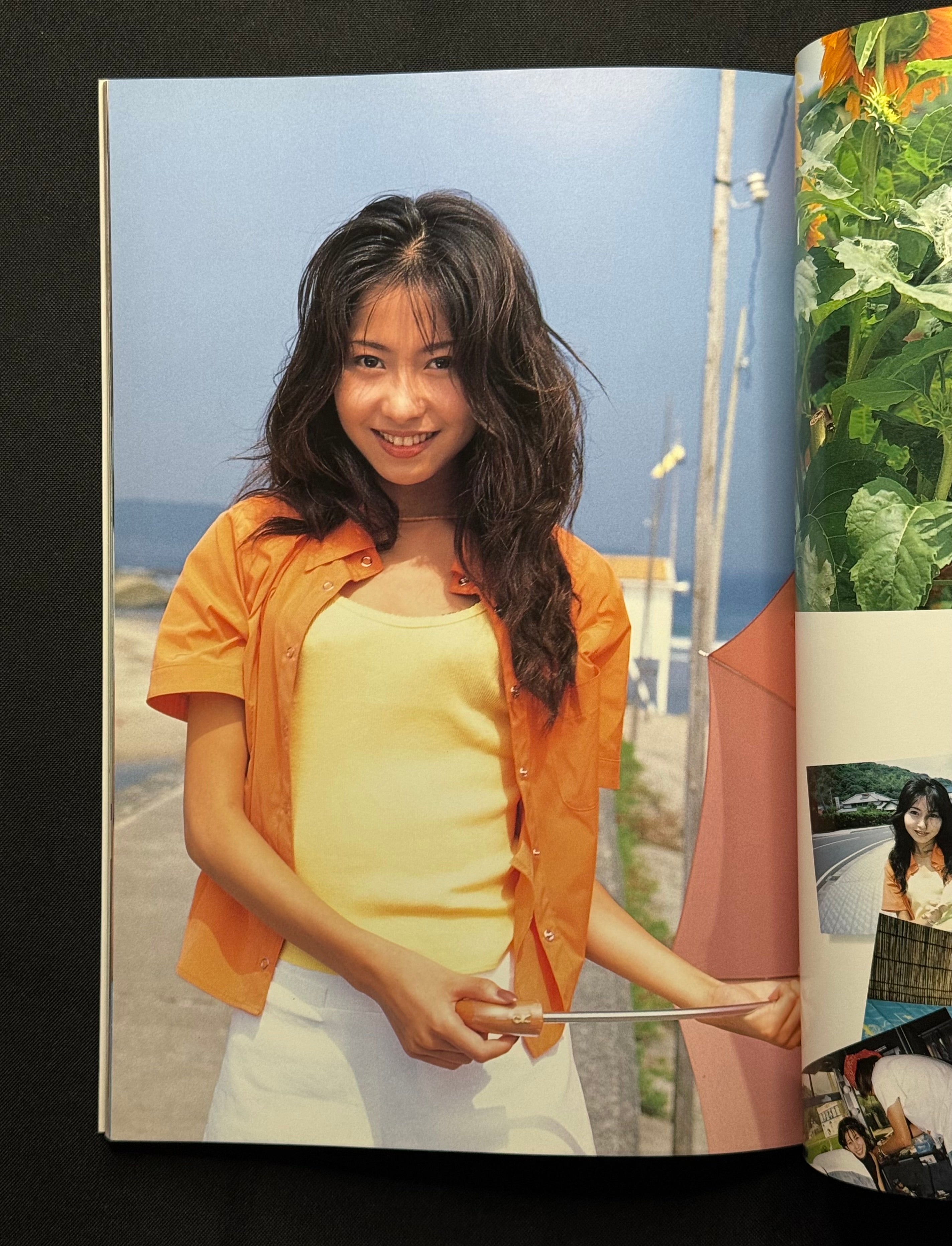 Deluxe Bomb: Kanako Enomoto “Whole Kanako” Japanese Idol Photobook (1997) w/Stickers
