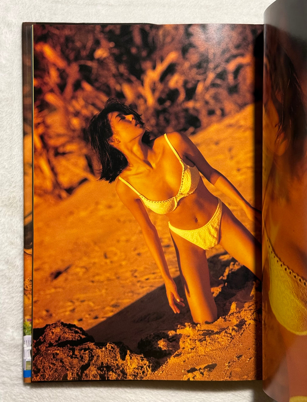 Masako Hiraoka “Scorching BLUE” Hardcover Gravure Photobook (1998) w/obi - Japan Import