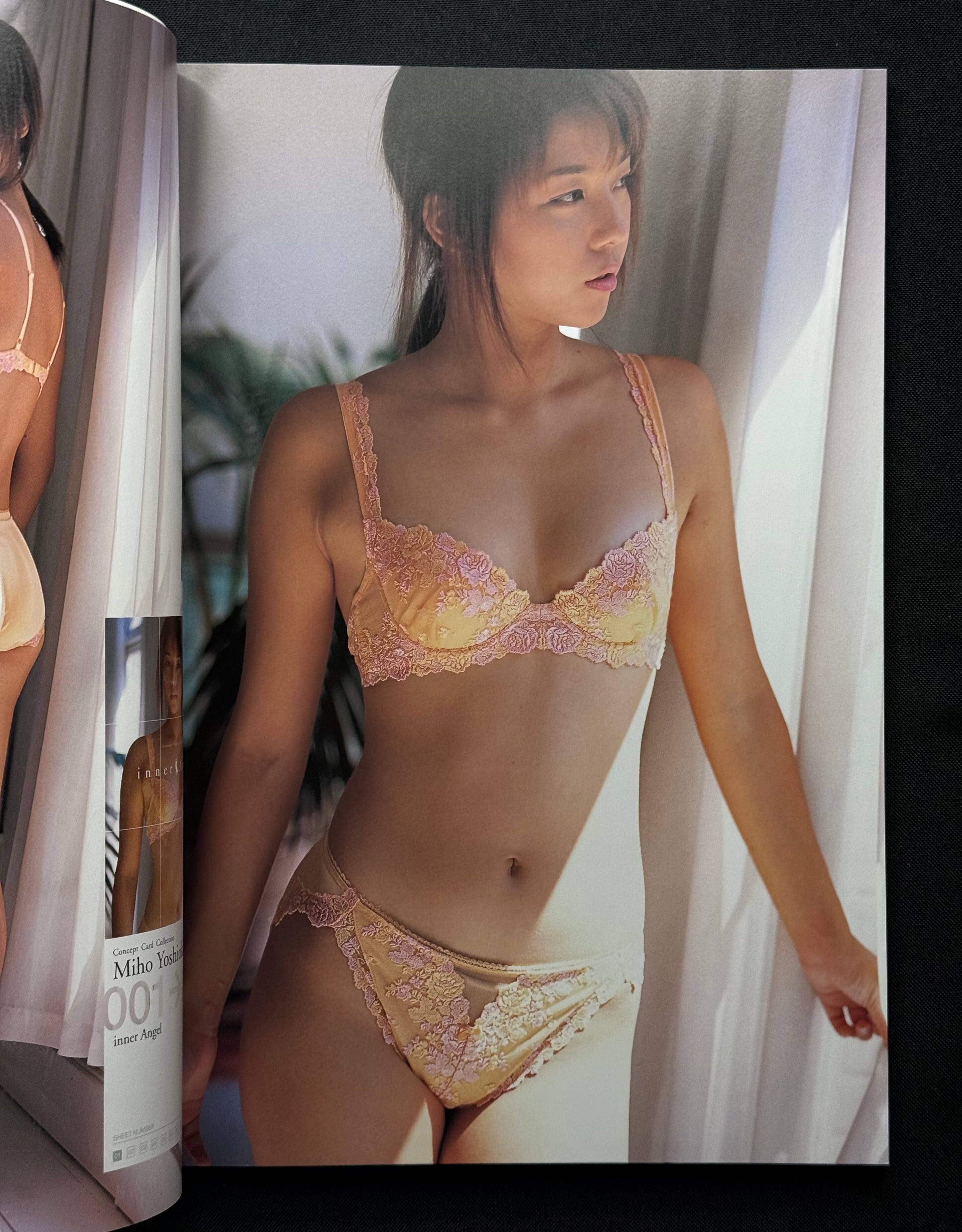Miho Yoshioka “Inner Angel” Gravure Photobook (2003) w/obi & Puzzle Card - Japan Import