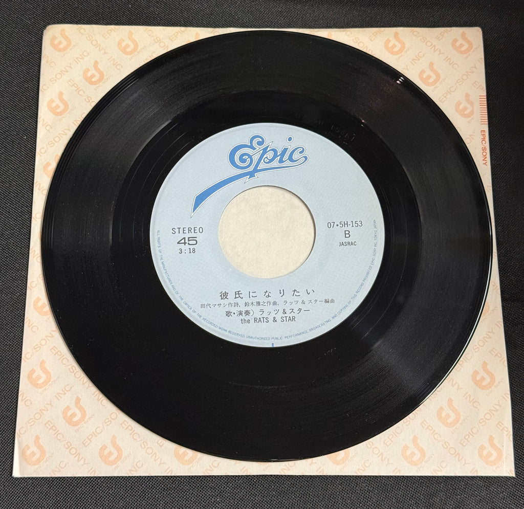 The Rats & Star – Me-gumi no Hito (め組のひと) 7" Vinyl Record (1983) Shiseido