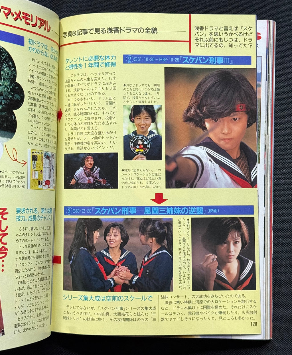 DUNK Japanese Idol Magazine November 1988 Risa Honda Cover w/ Poster & Stickers