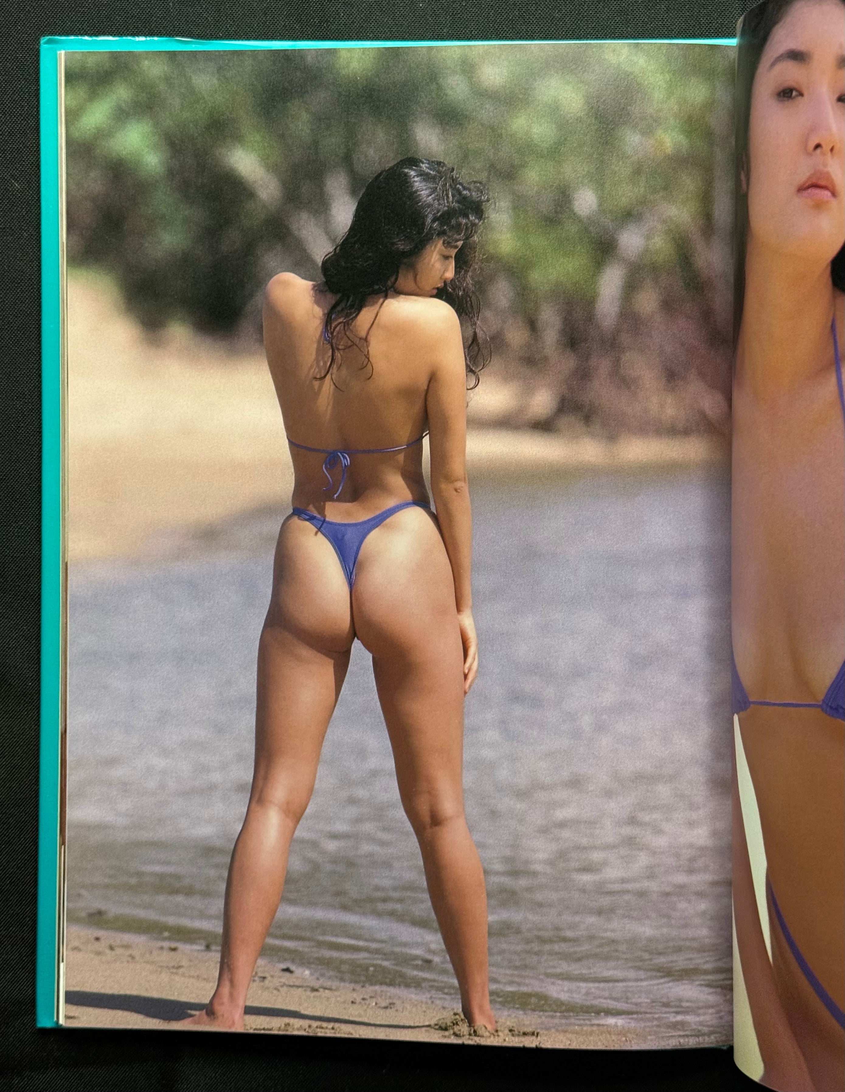 Miyuki Iijima “Marine Blue Glitter” Hardcover Gravure Photobook (1993) - Japan Import