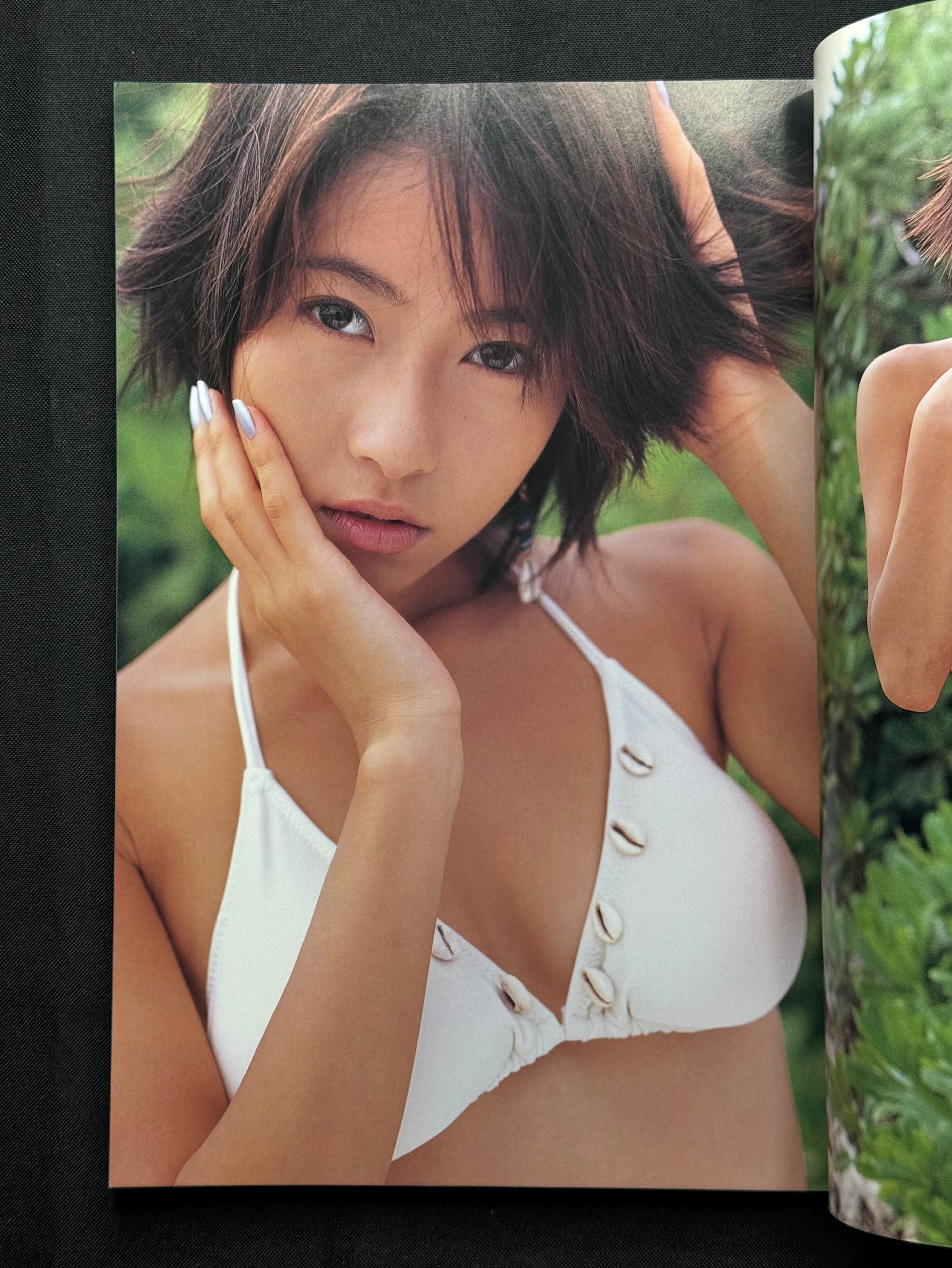 Deluxe Bomb: Kanako Enomoto “Whole Kanako” Japanese Idol Photobook (1997) w/Stickers