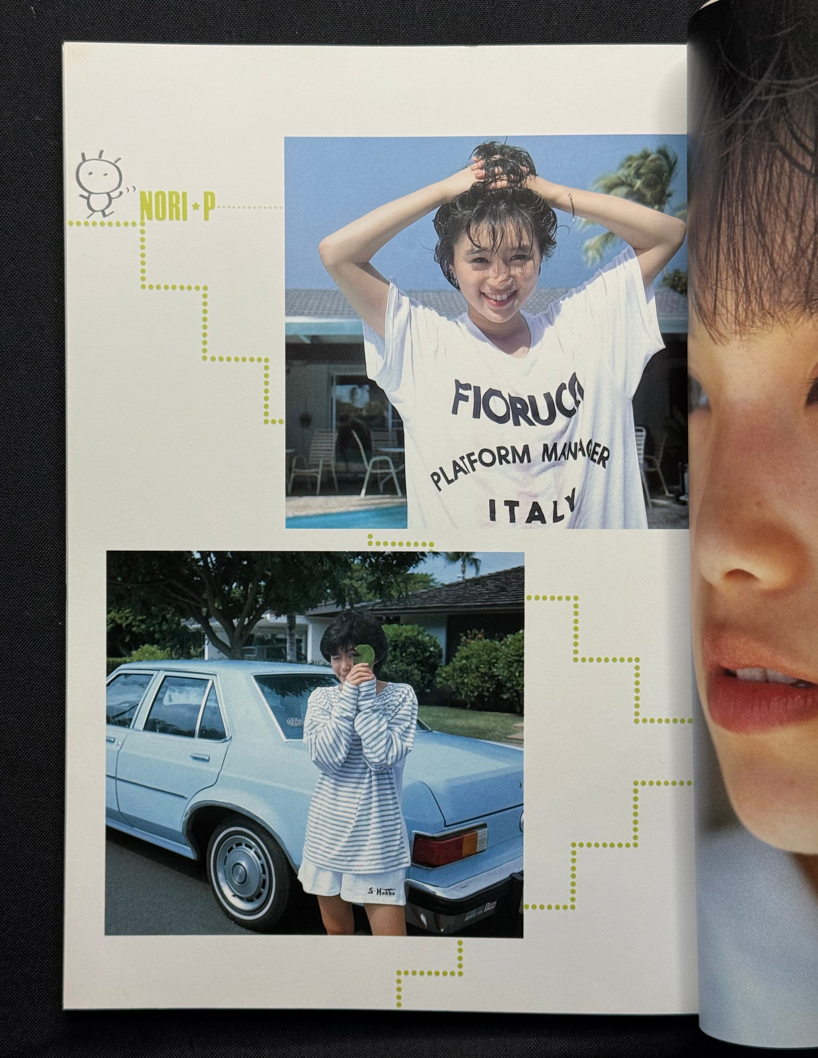 Noriko Sakai “LET’S NORI-P” Photobook (1988) – Japanese Idol