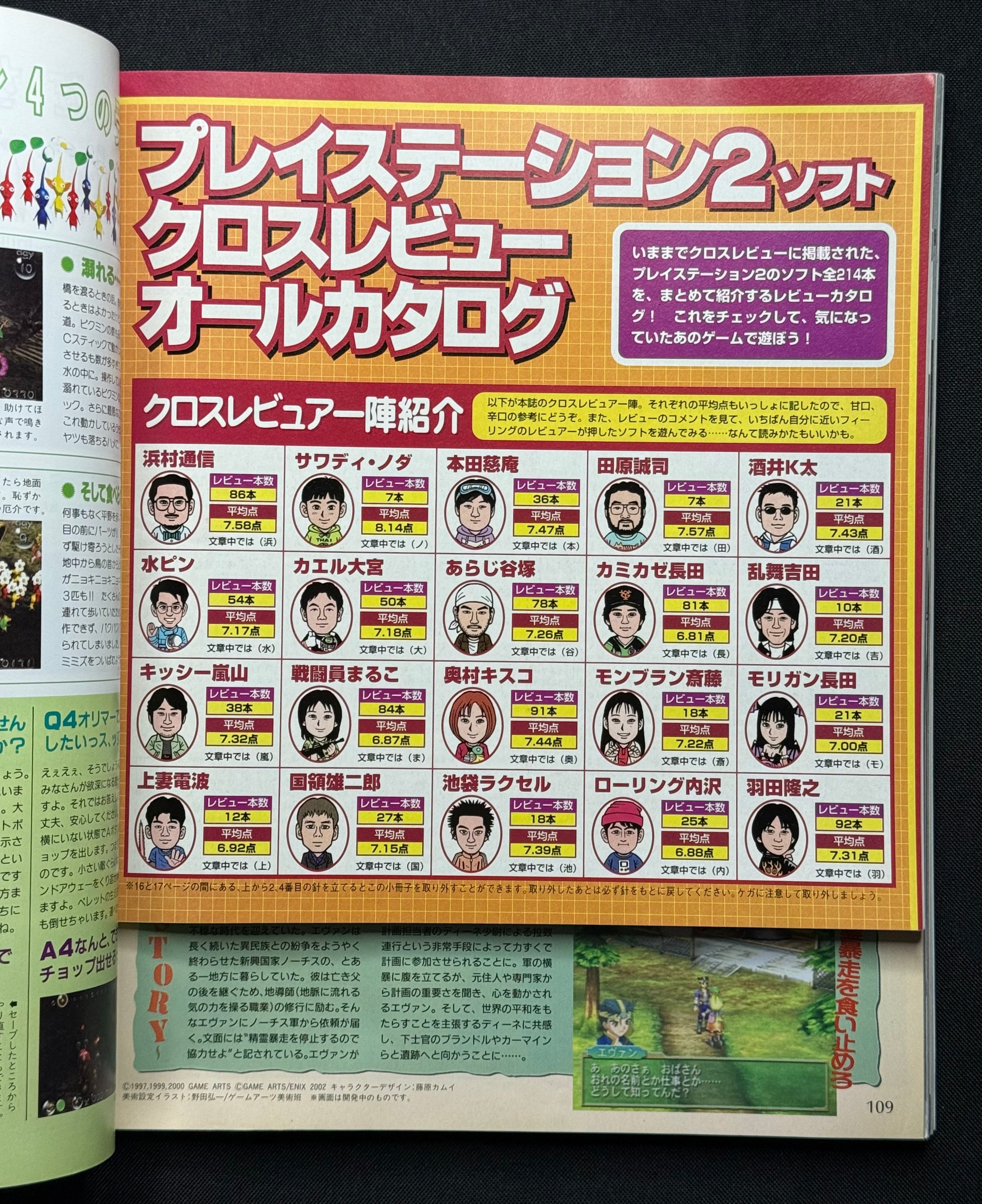 Weekly Famitsu (November 2, 2001) Japanese Gaming Magazine w/Supplement