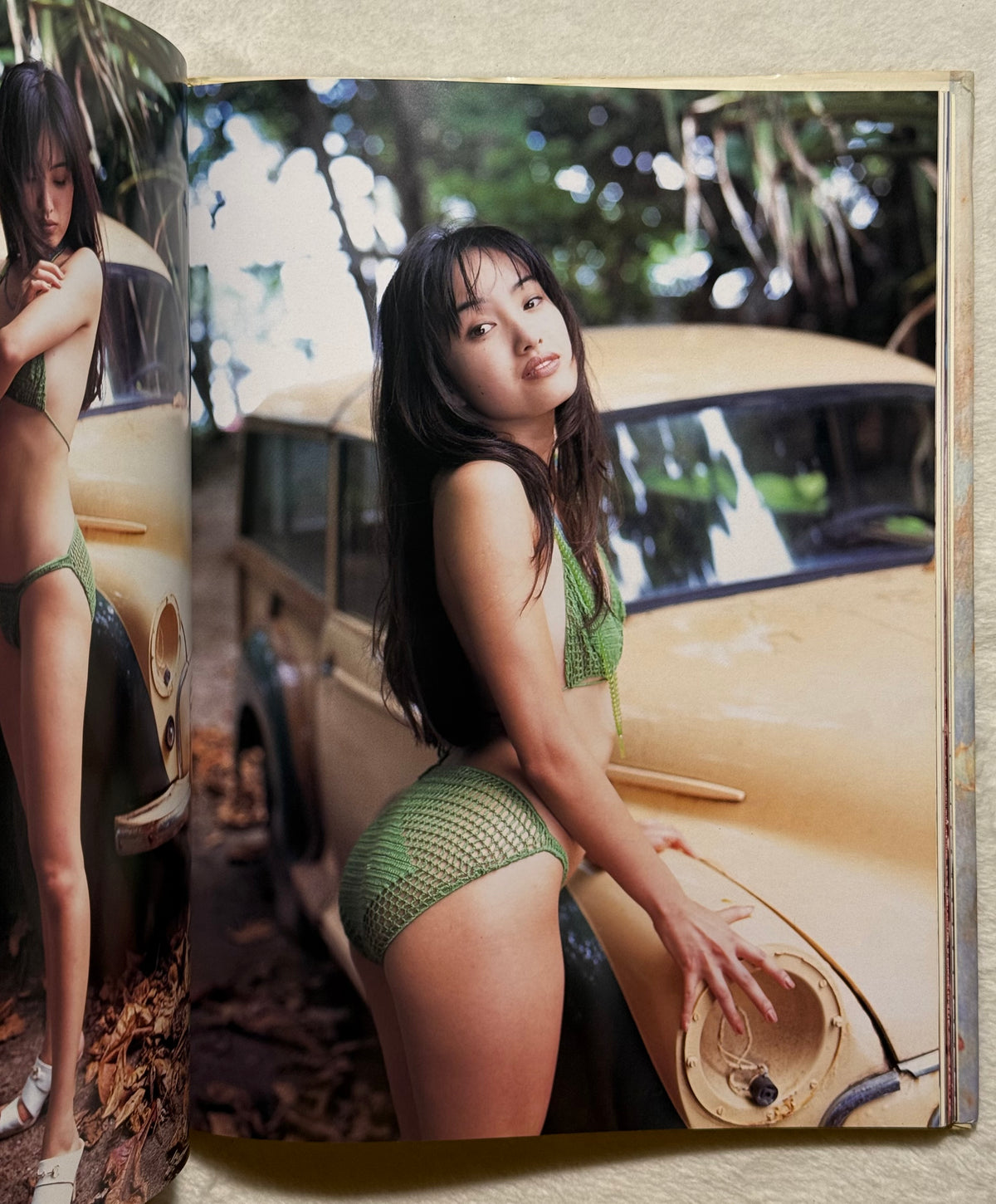 Reiko Chiba “Through It” Hardcover Gravure Photobook (1994) Kyoryu Sentai Zyuranger