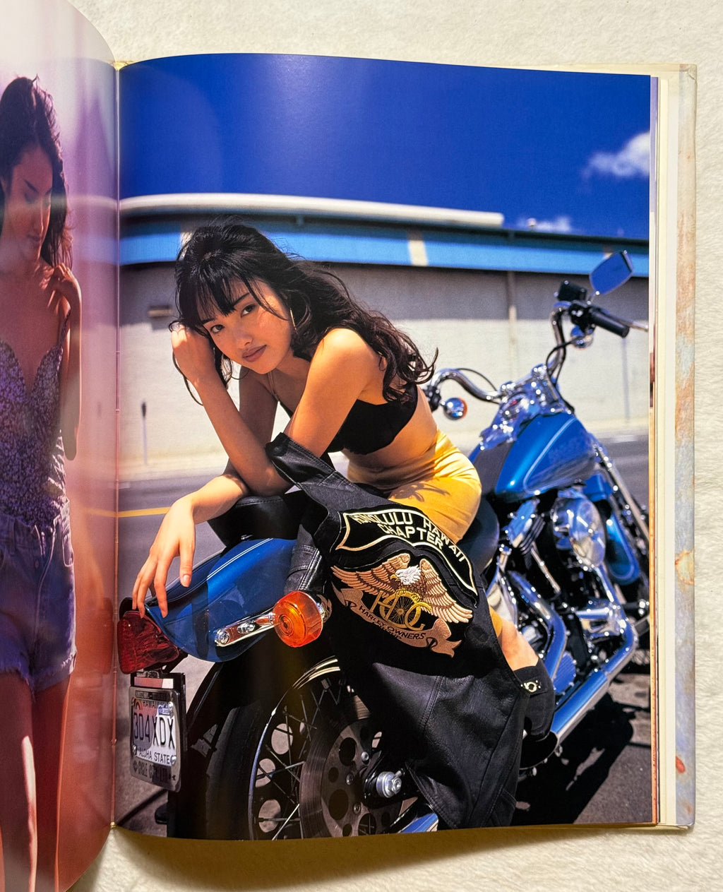 Reiko Chiba “Through It” Hardcover Gravure Photobook (1994) Kyoryu Sentai Zyuranger