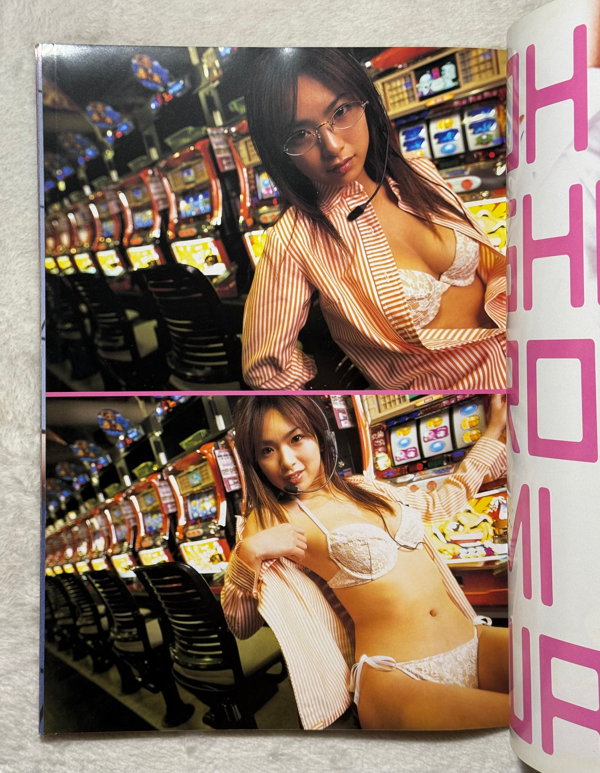 Miwa Oshiro “Momoiro Salon” Japanese Gravure Photobook (2004)