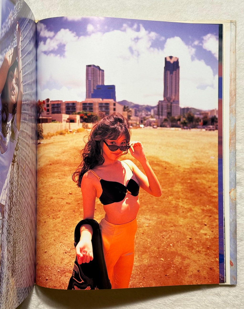 Reiko Chiba “Through It” Hardcover Gravure Photobook (1994) Kyoryu Sentai Zyuranger