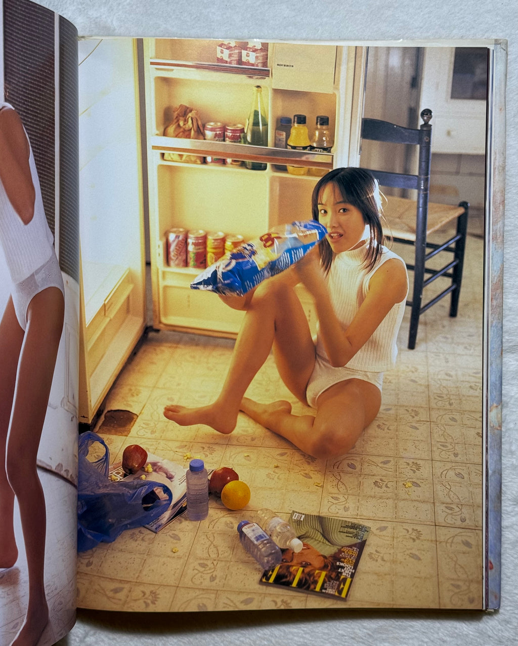 Reiko Chiba “Through It” Hardcover Gravure Photobook (1994) Kyoryu Sentai Zyuranger