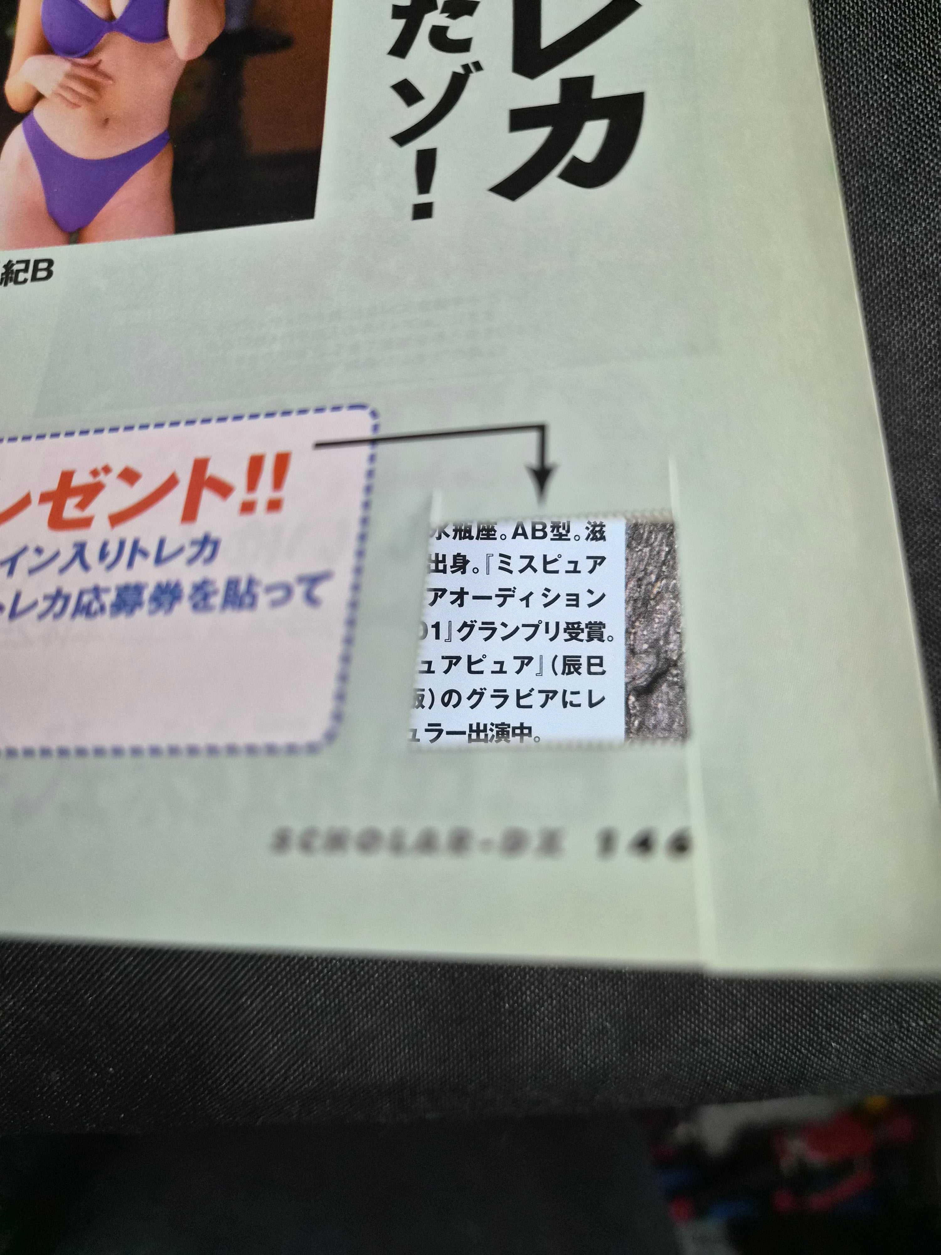 Schola DX Vol. 1 – September 2001 Special Edition 100 Popular Idols Bonus Footage – Japan Magazine