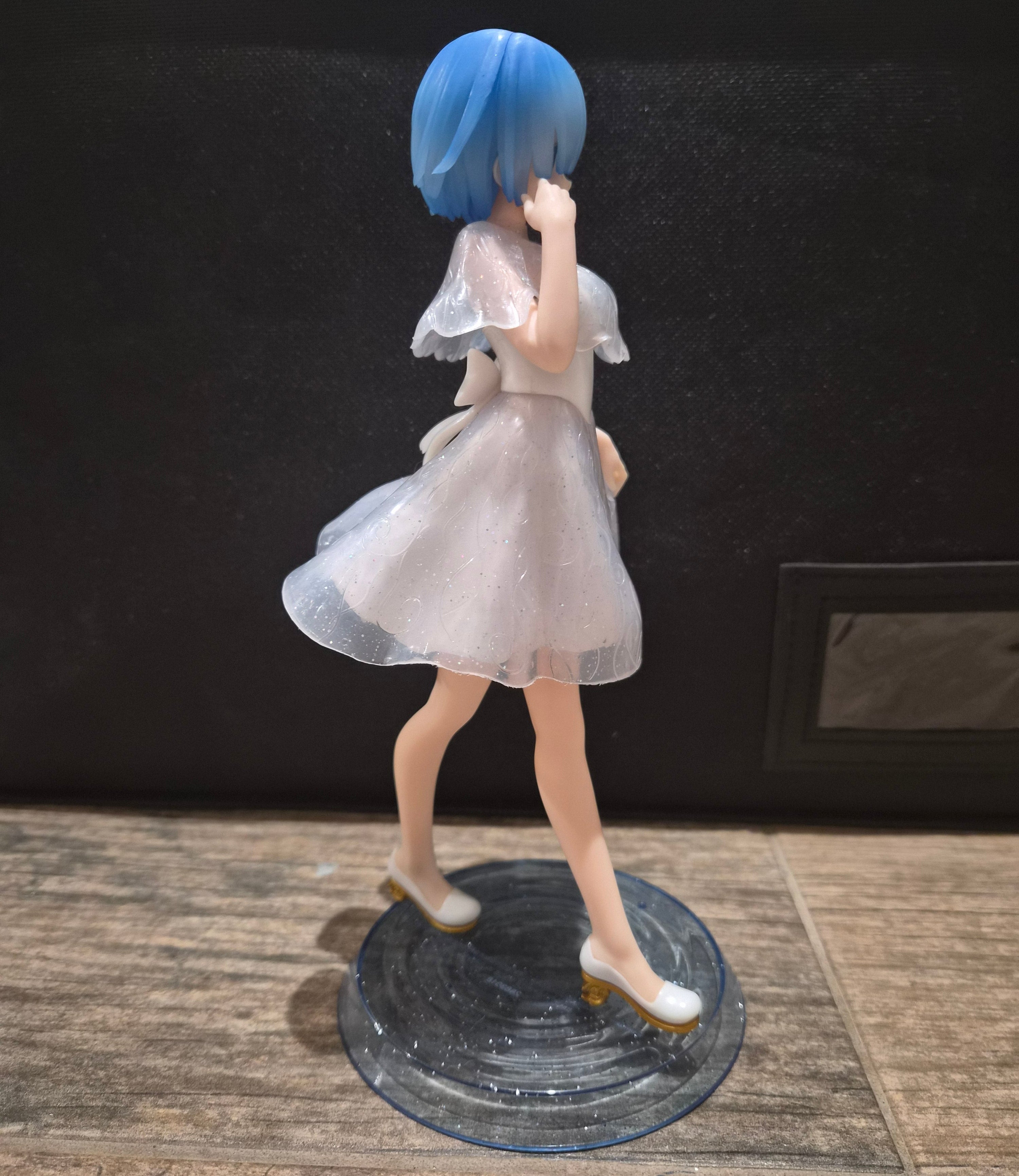 Banpresto Serenus Couture Rem Figure – Re Starting Life in Another World – 8" White Glittering Dress – Anime Prize Figure