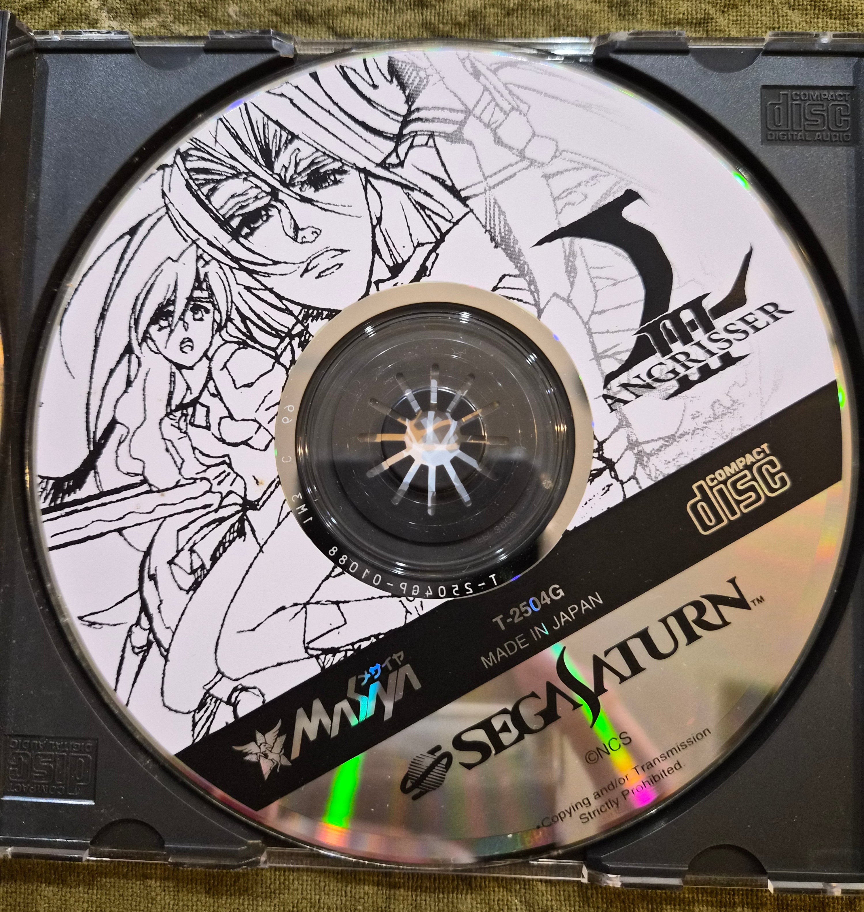 Langrisser III – First Limited Edition – Sega Saturn – NTSC-J Japan Import – Strategy RPG – Lenticular Cover
