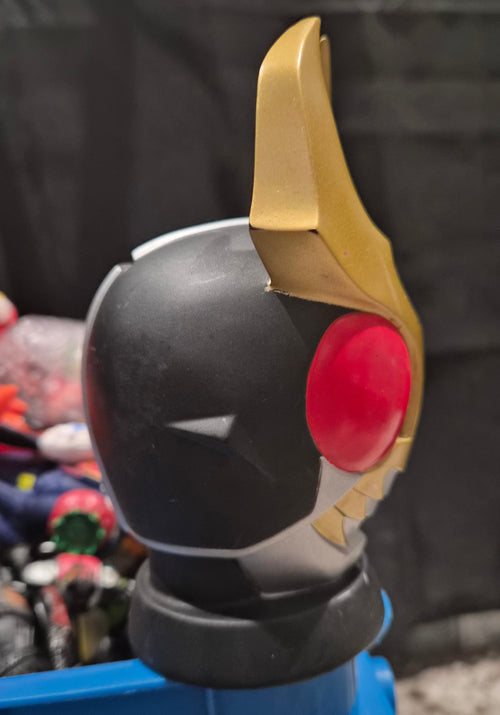 2007 Banpresto Masked Kamen Rider Agito Head Coin Piggy Bank – Kotusatsu Japan Import