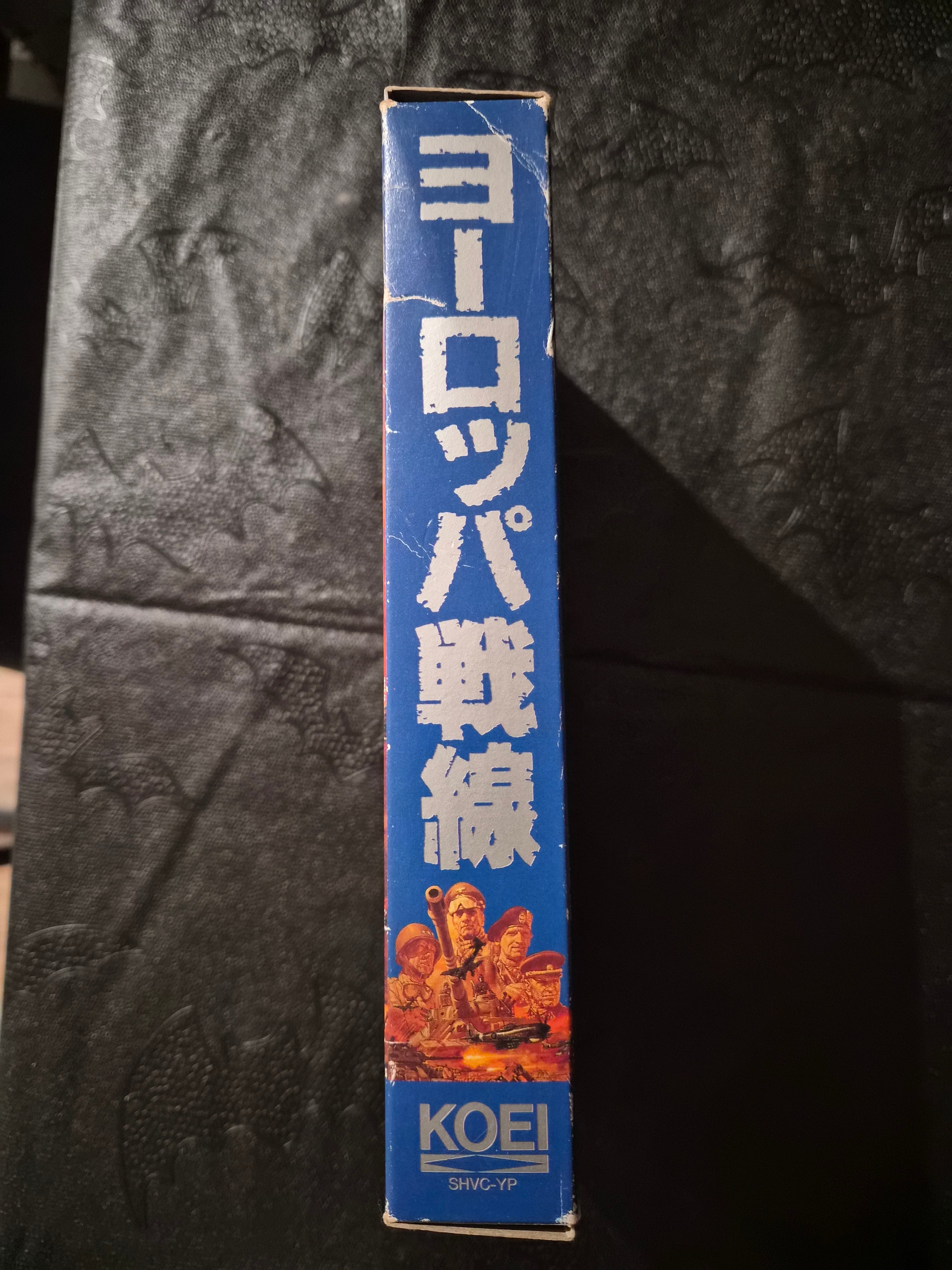 Operation Europe: Path to Victory 1939–45 – Super Famicom (1993) – Complete in Box – Japan Import