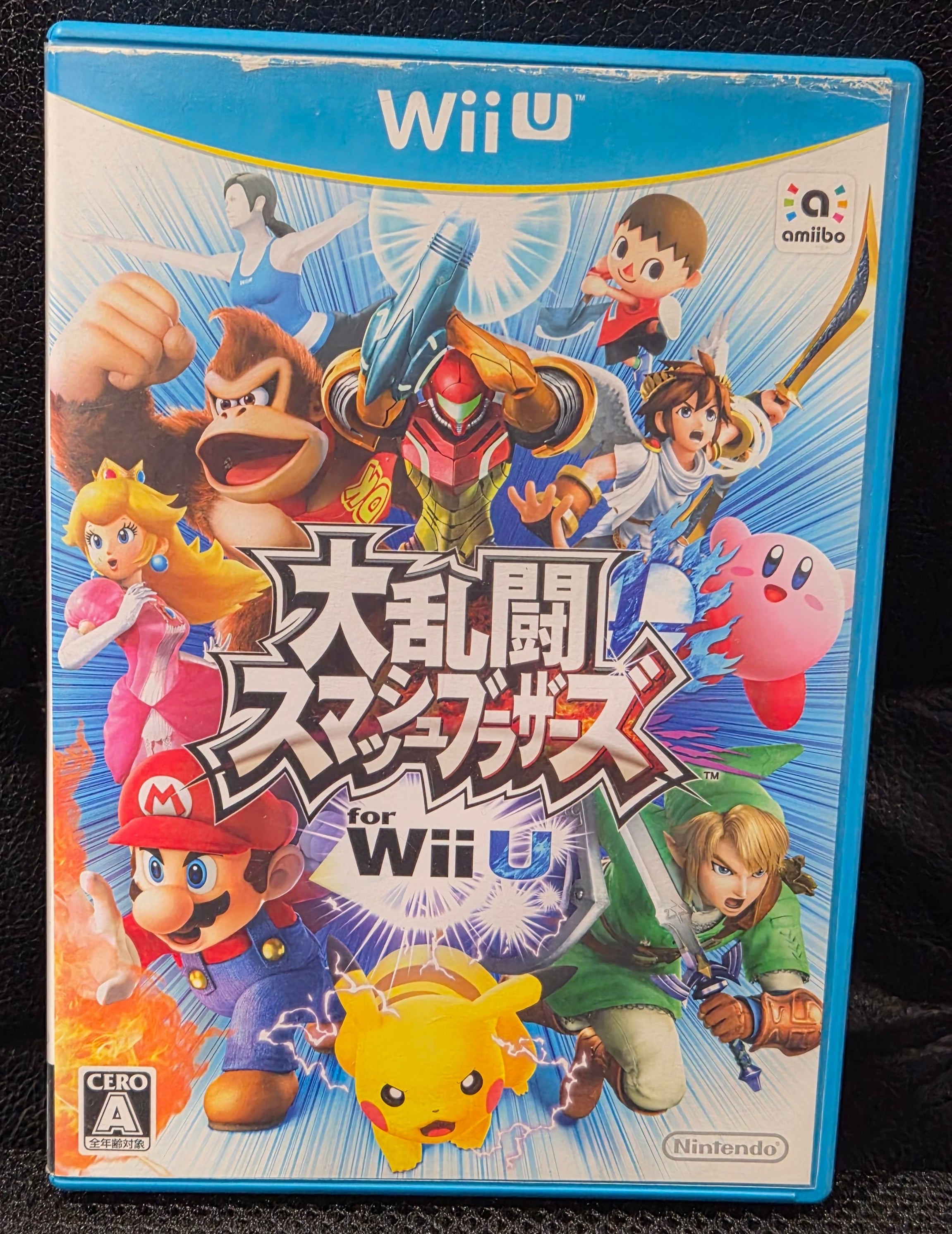 Super Smash Bros. Wii U (Dairantou Smash Bros) Japanese Import 2014 – Complete w/ Case & Disc