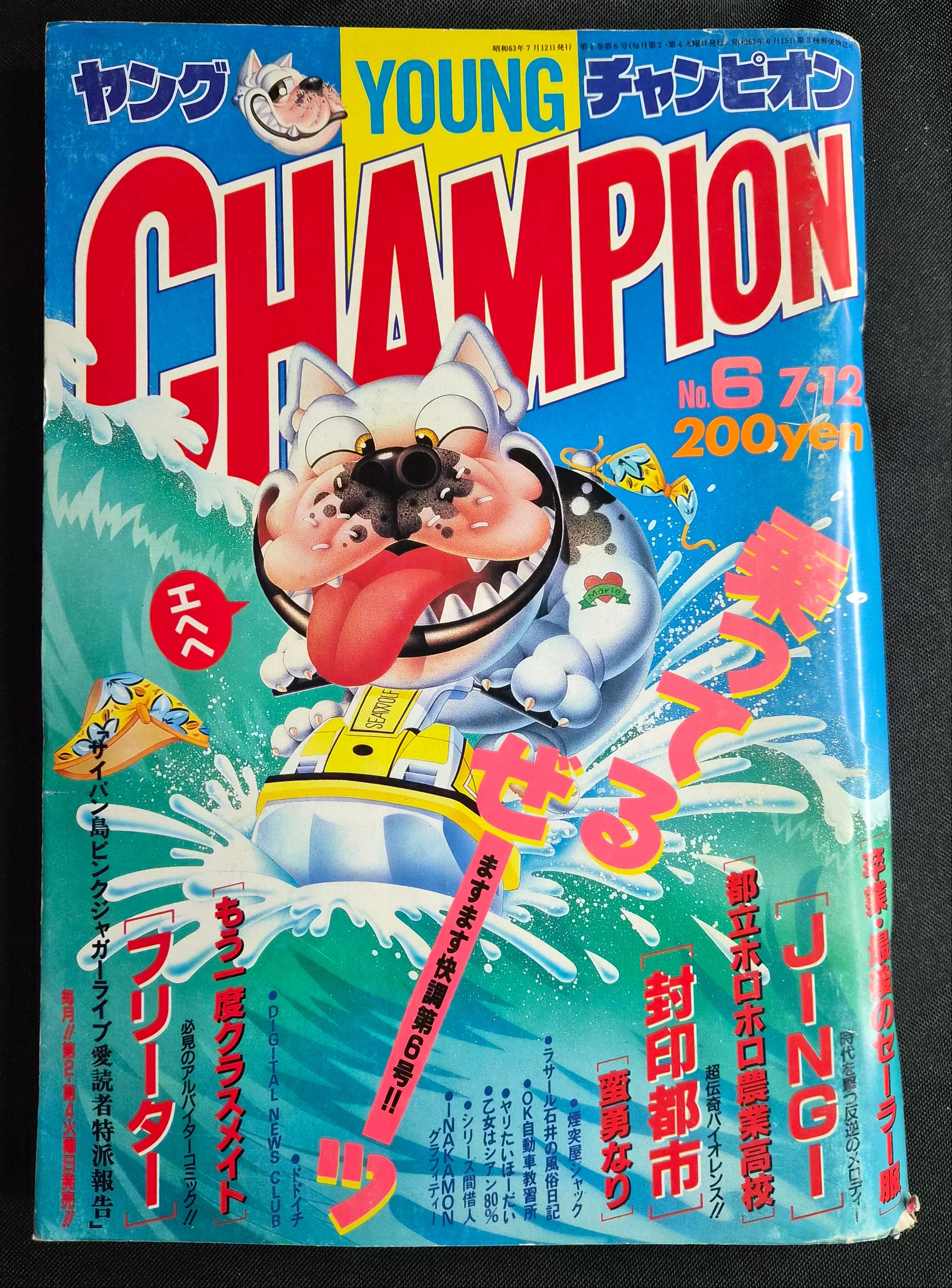 Shonen Champion (Akita Shoten) July 12 1989 #6 Manga Japan Comics Magazine