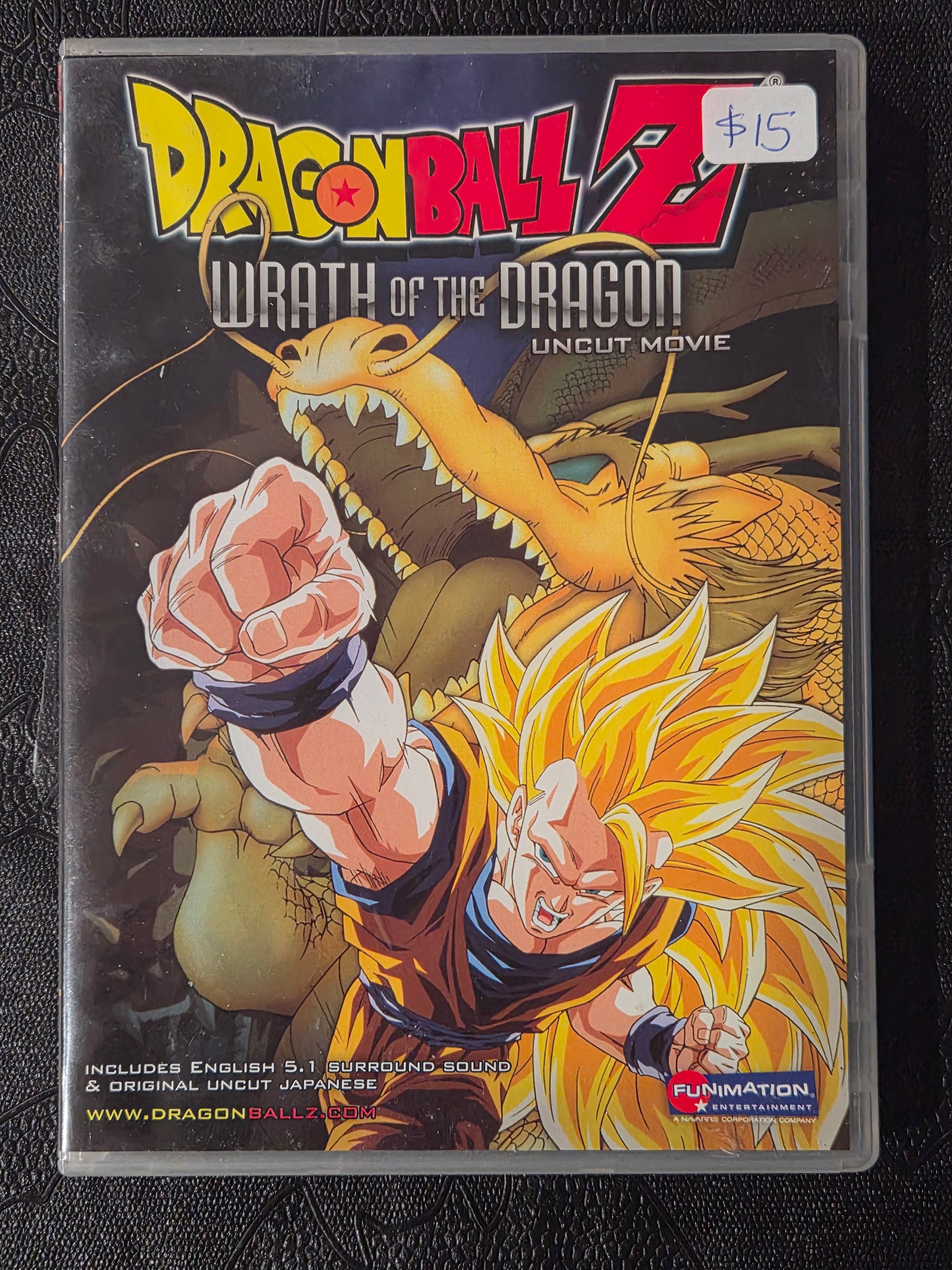 Dragon Ball Z – Wrath Of The Dragon Movie DVD (2006) – Uncut English & Japanese