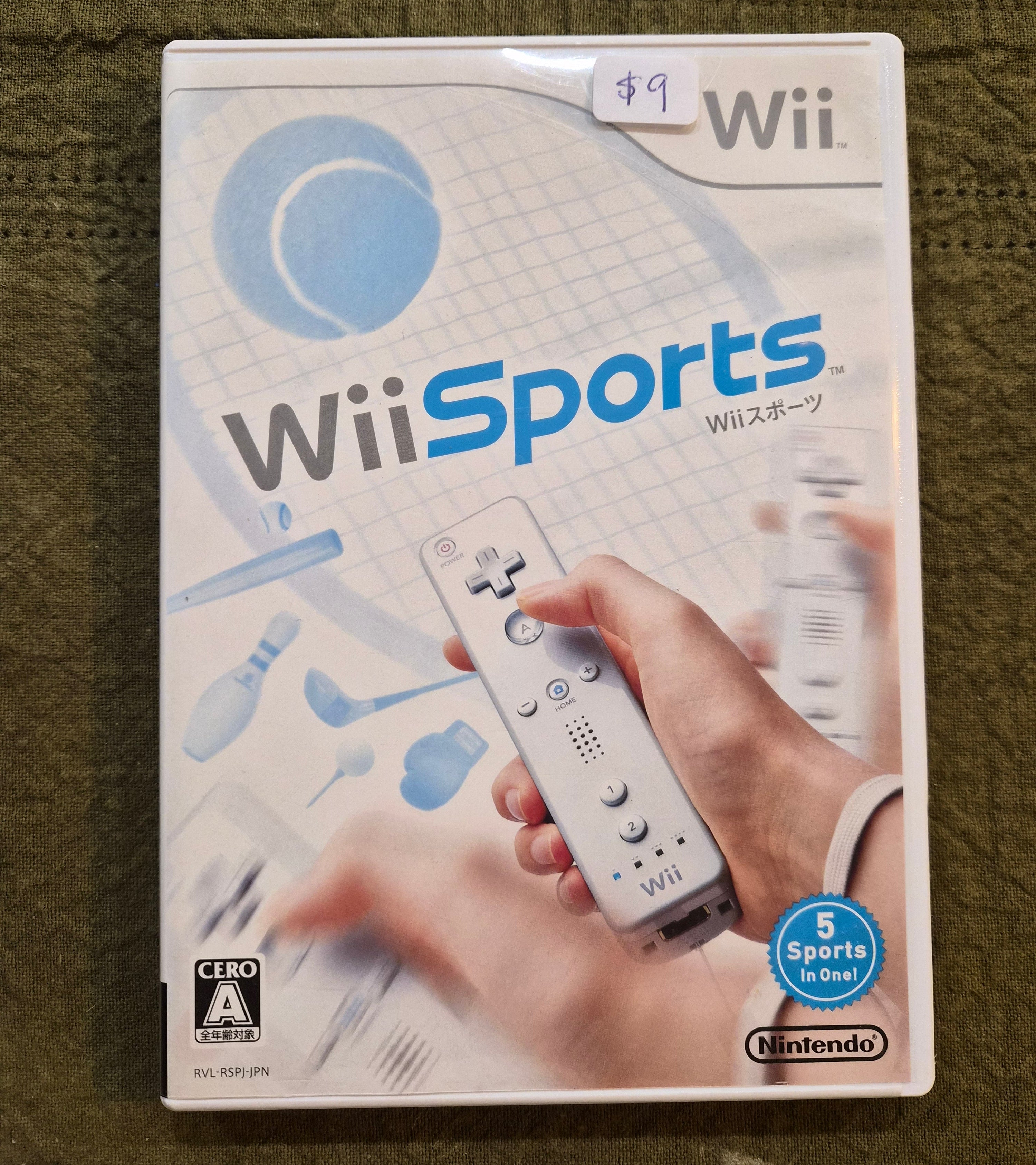 Wii Sports – Nintendo Wii – Japan Import NTSC-J – Complete w/ Case & Manual