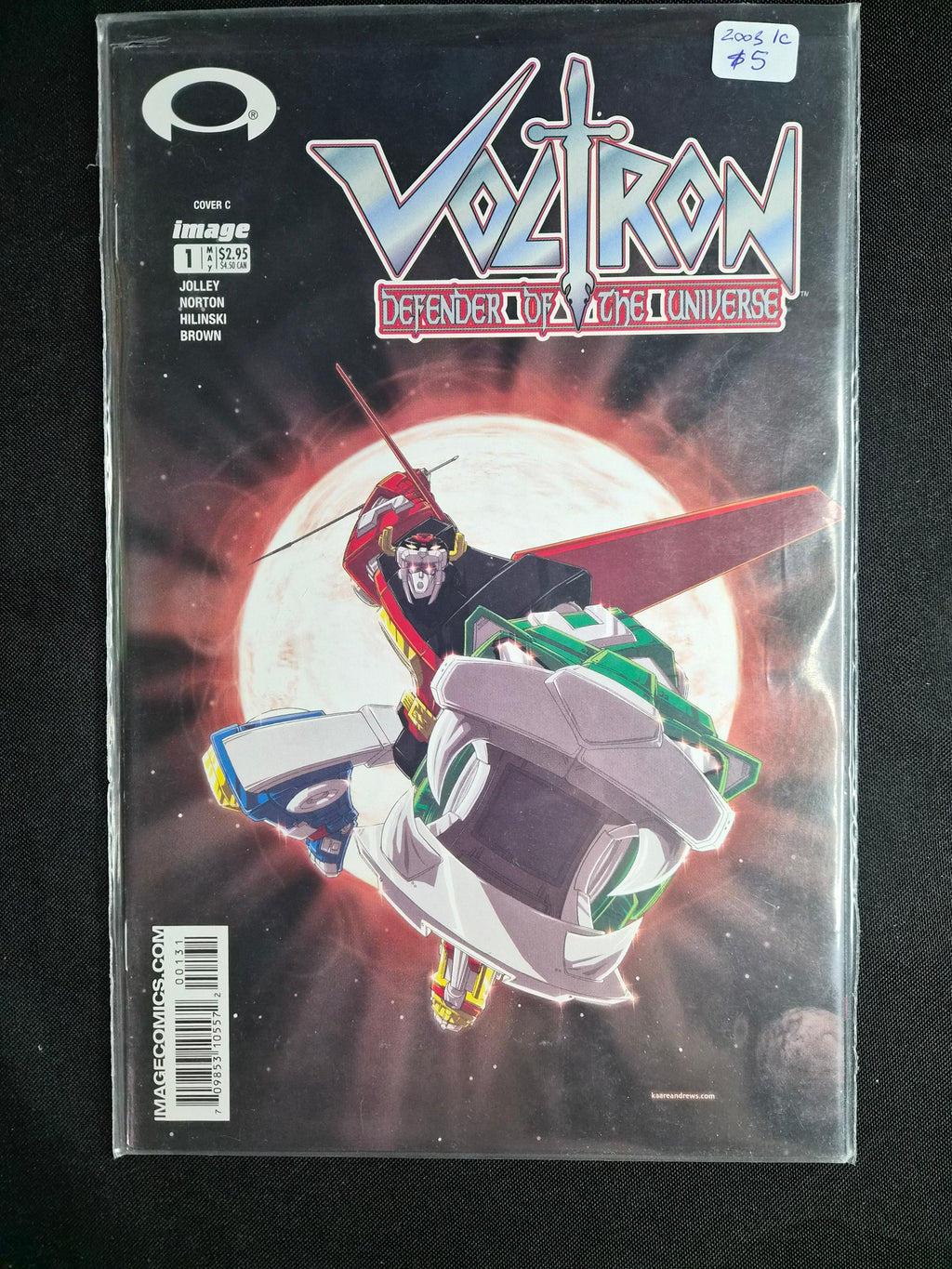 Voltron: Defender of the Universe #1C – Kaare Andrews Variant Image Comics – May 2003 – VF/NM Comic Book