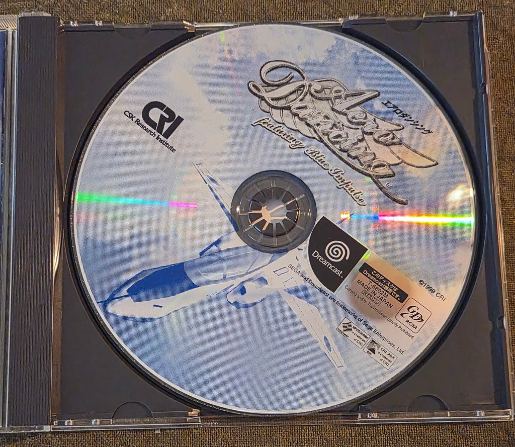 Aero Dancing Featuring Blue Impulse – Sega Dreamcast – Japan Import NTSC-J – CRI – 1999 Flight Simulator