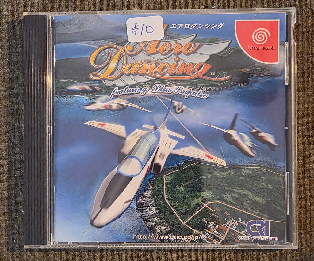 Aero Dancing Featuring Blue Impulse – Sega Dreamcast – Japan Import NTSC-J – CRI – 1999 Flight Simulator