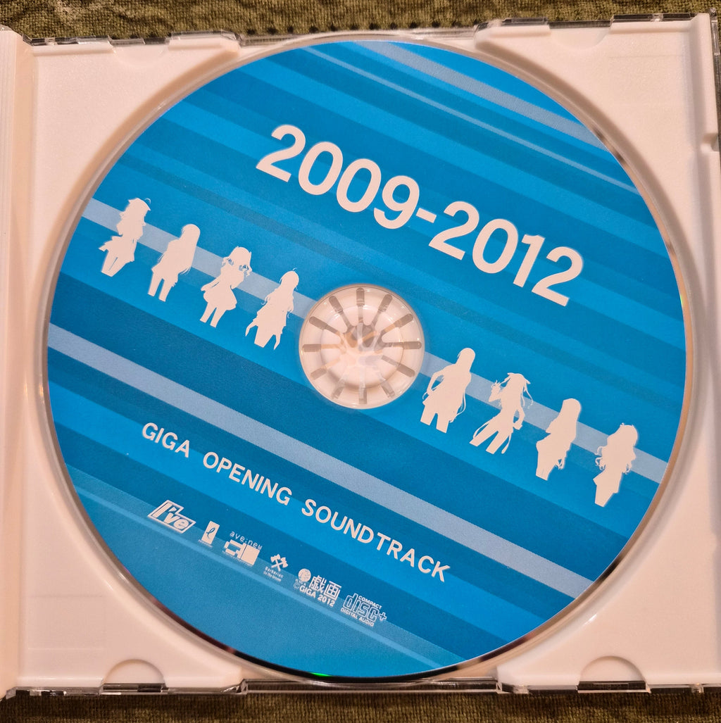 GIGA Opening Soundtrack 2009–2012 – Japan CD with OBI – Visual Novel Game Music