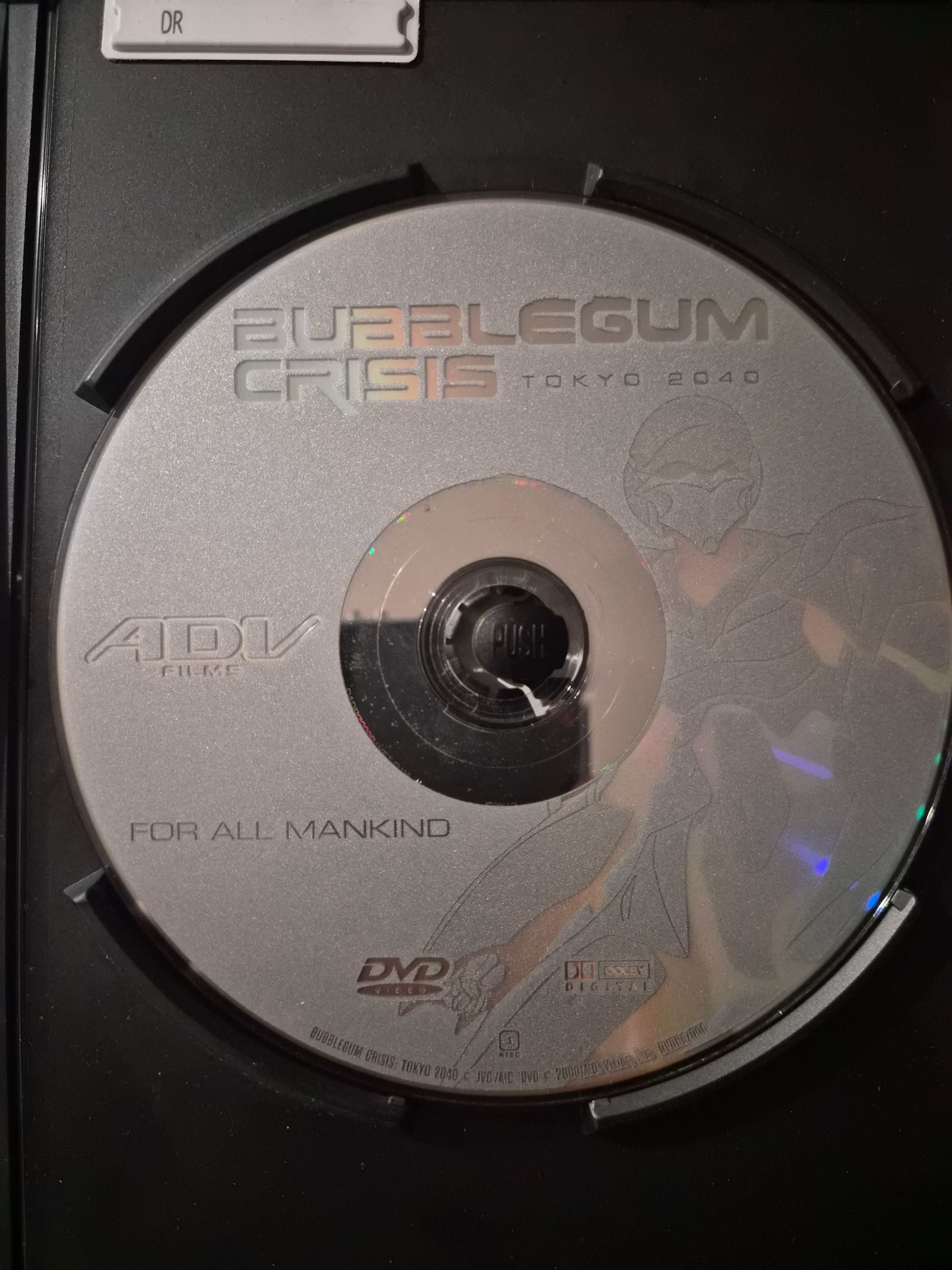 Bubblegum Crisis: Tokyo 2040 Vol. 6 “For All Mankind” DVD – Region 1 NTSC – ADV Films