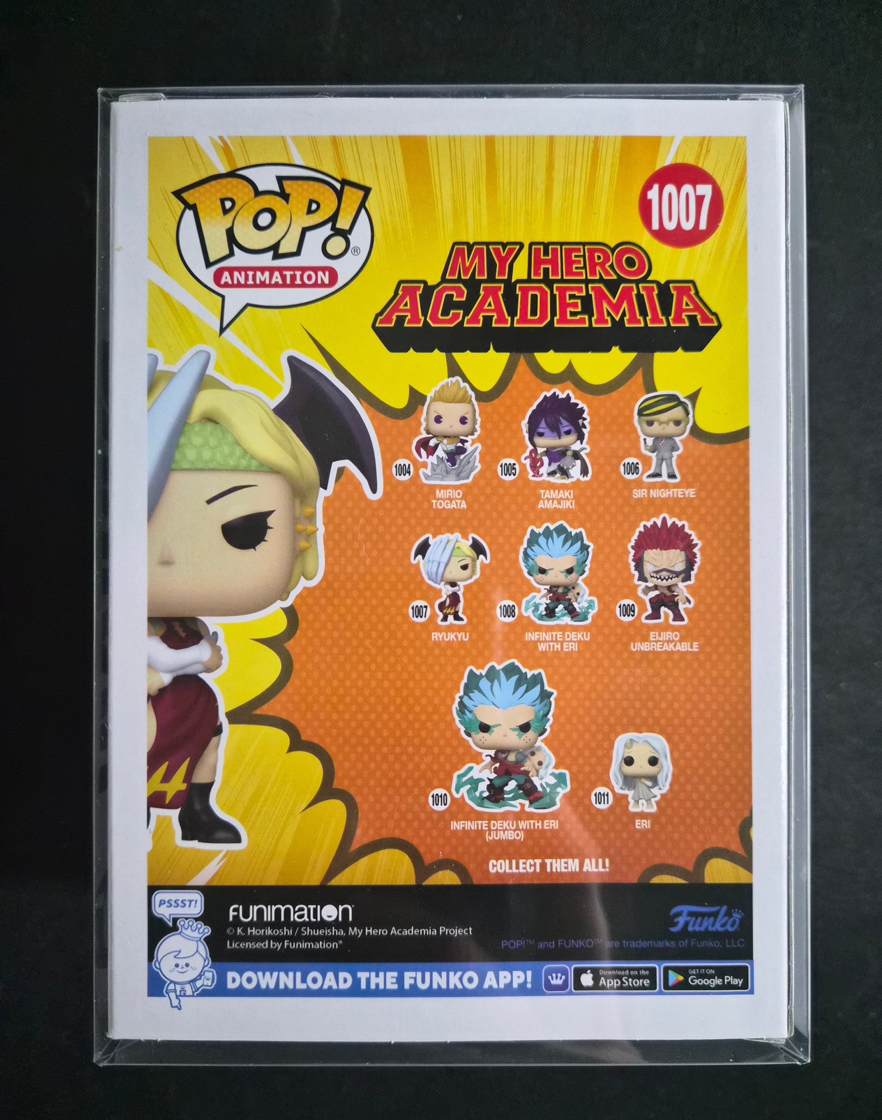 Funko Pop! Animation My Hero Academia Ryukyu #1007 – New Sealed w/ Protector Case