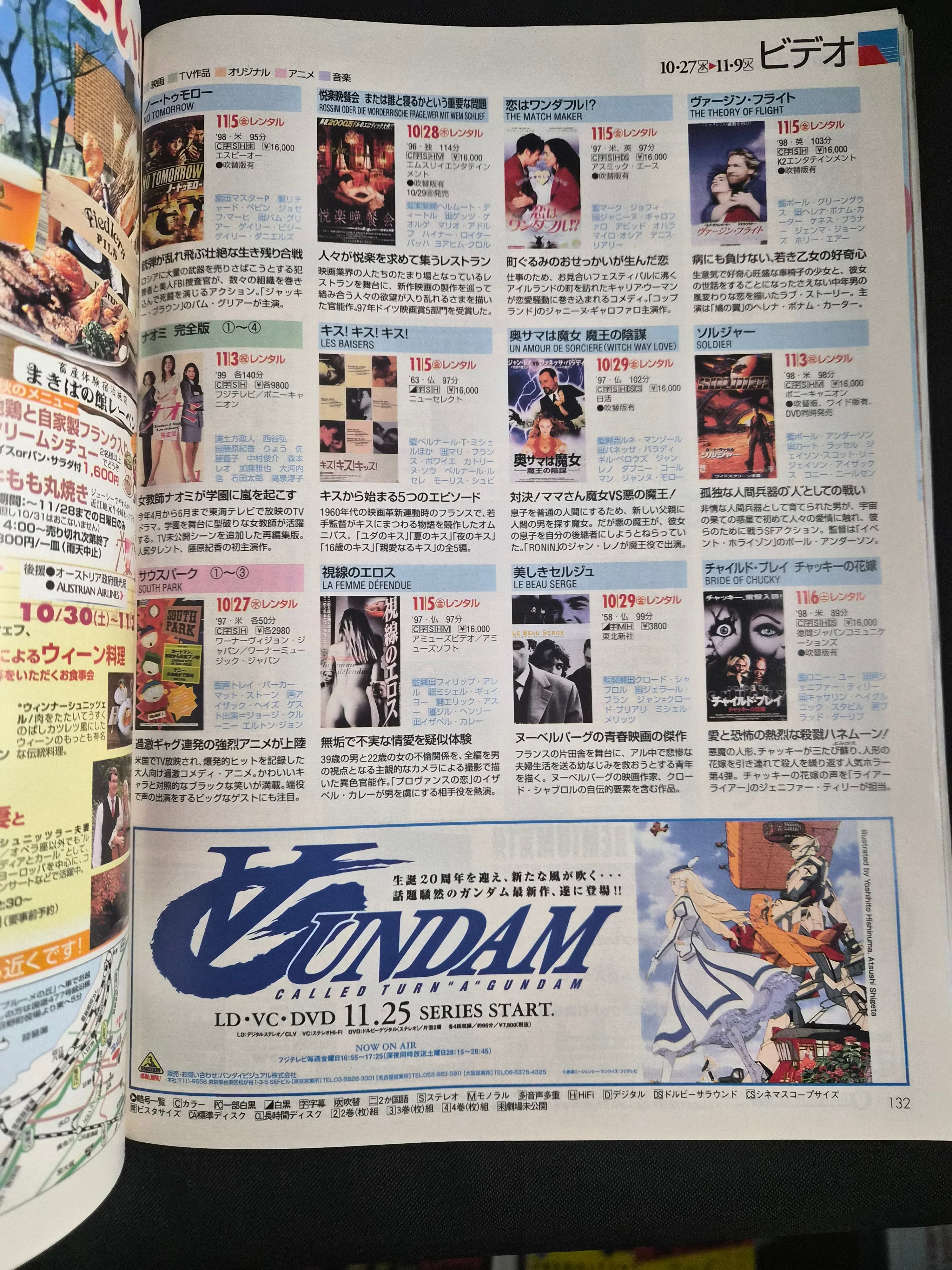Tokai Walker 1999 #23 – Oct. 27–Nov. 9, 1999 – Japan Import Magazine – Miho Kanno Cover – Kadokawa