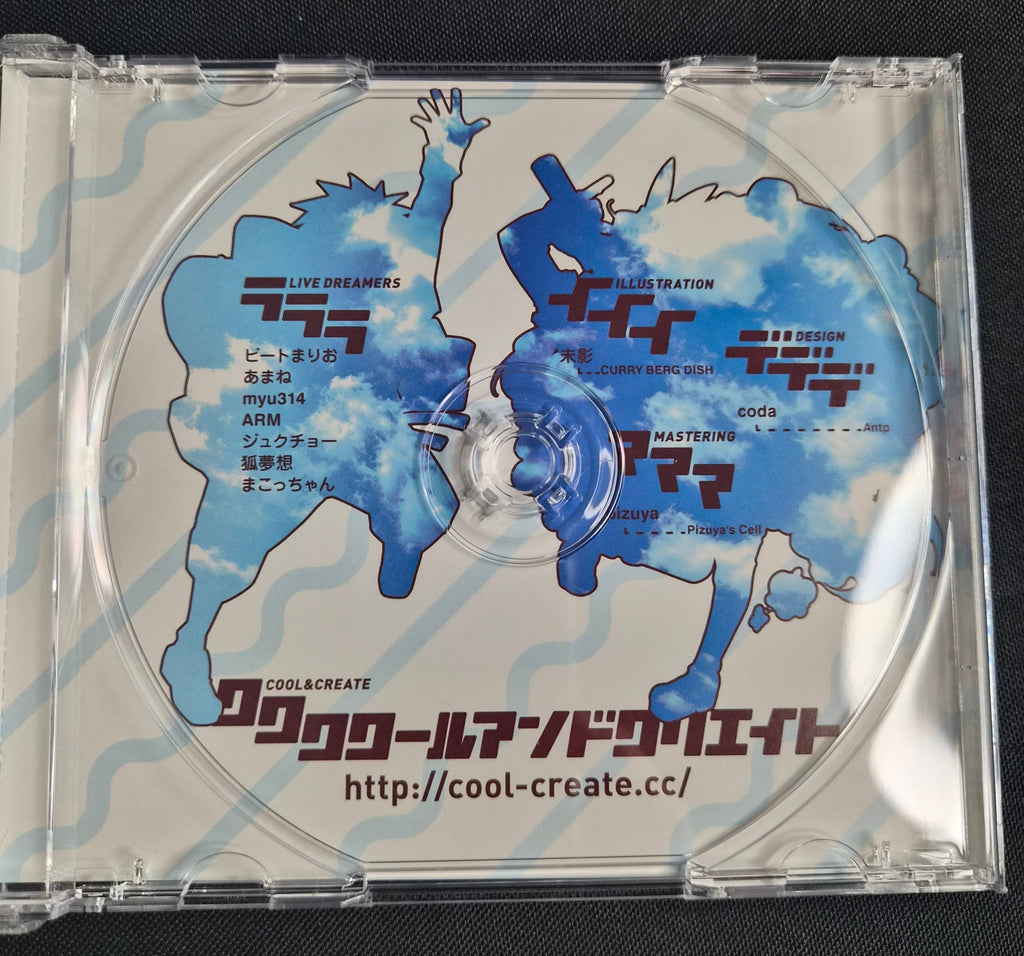 LALALALA LIVE DREAMER – COOL&CREATE – Doujin Music CD – With OBI Strip – Comiket 86 (2014) – Japan Import