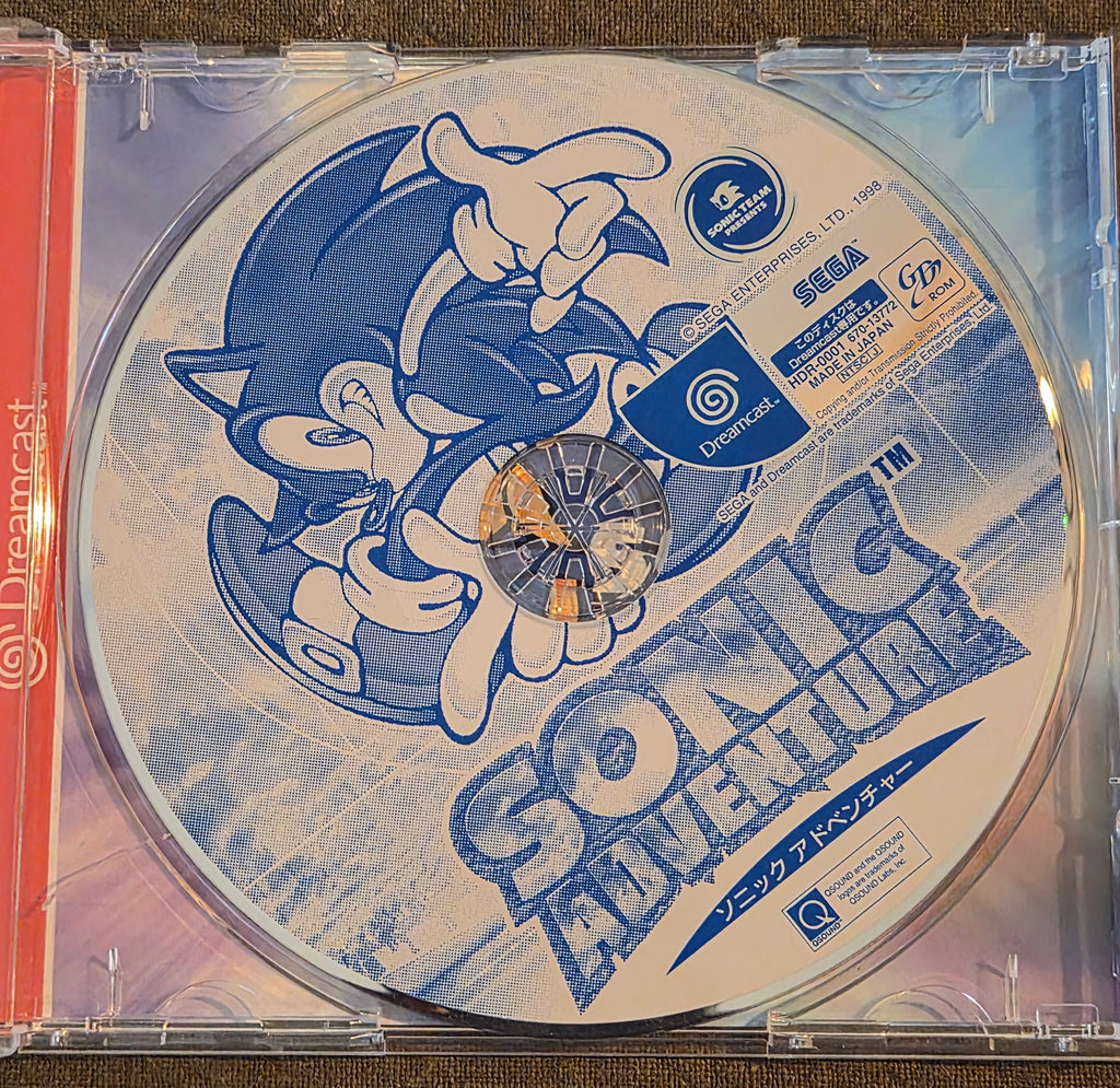 Sonic Adventure – Sega Dreamcast – Japan Import NTSC-J – Classic Sega Platform Game