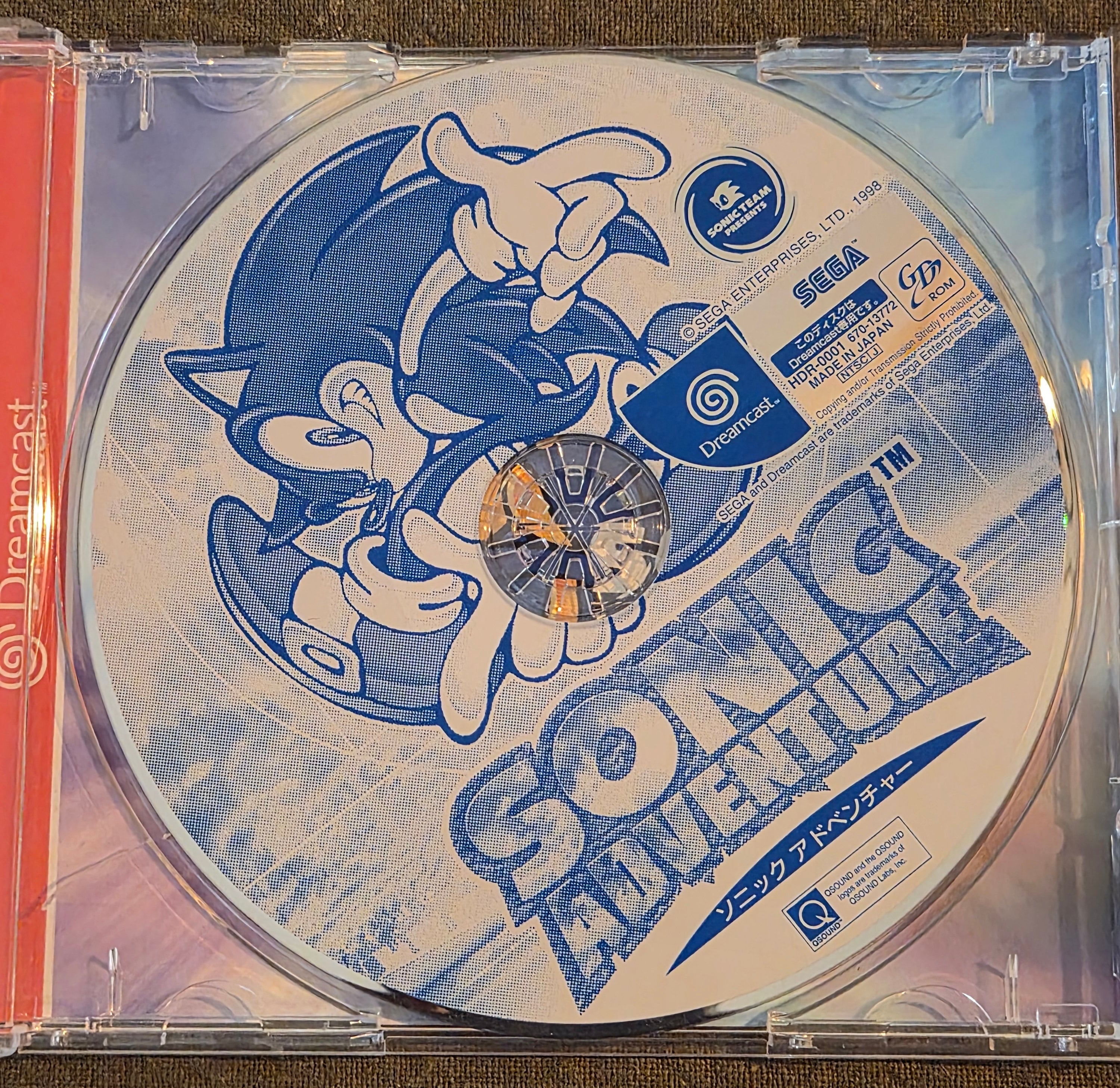 Sonic Adventure – Sega Dreamcast – Japan Import NTSC-J – Classic Sega Platform Game