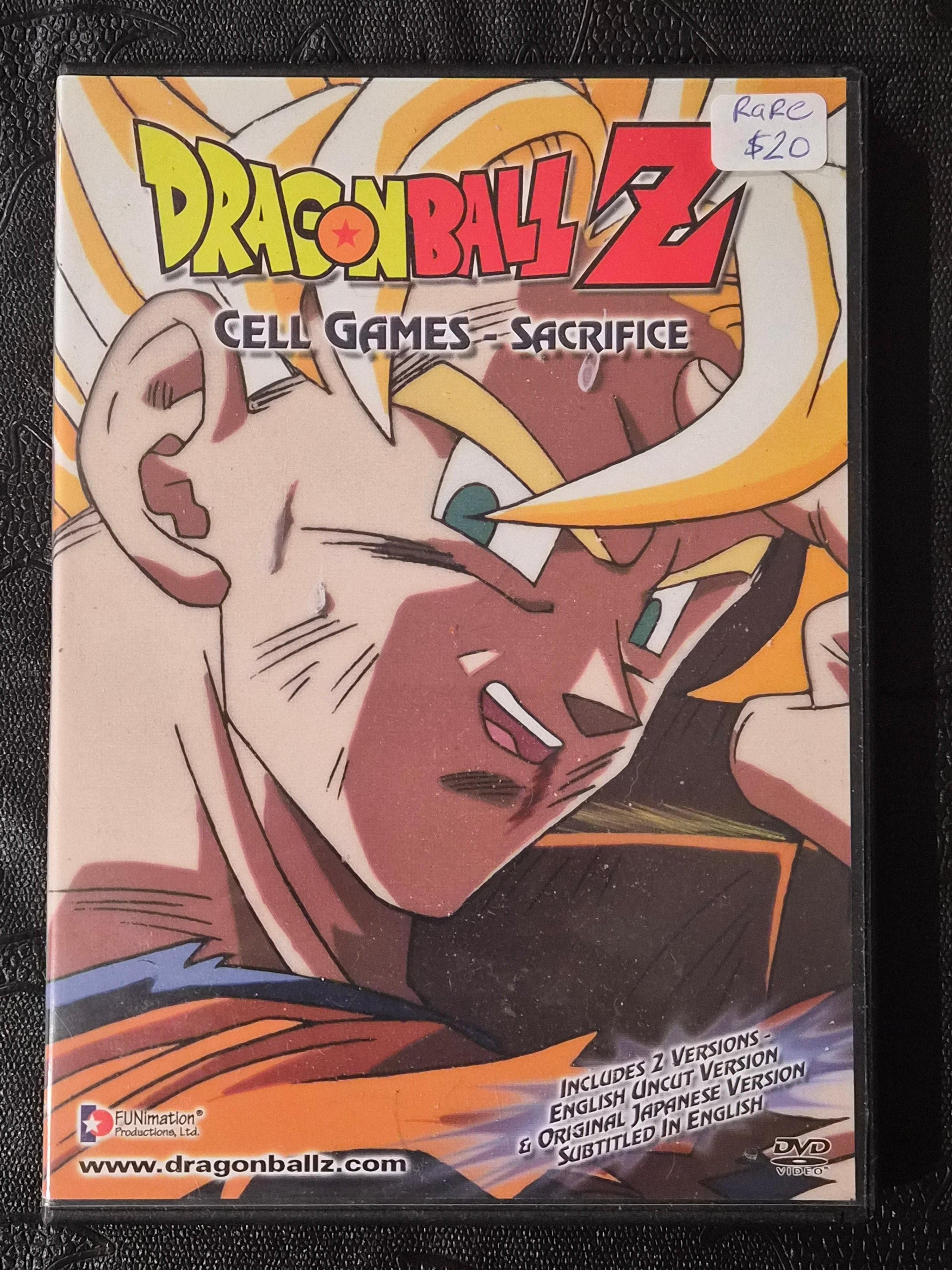 Dragon Ball Z – Cell Games: Sacrifice DVD (2004) – Uncut English & Japanese RARE