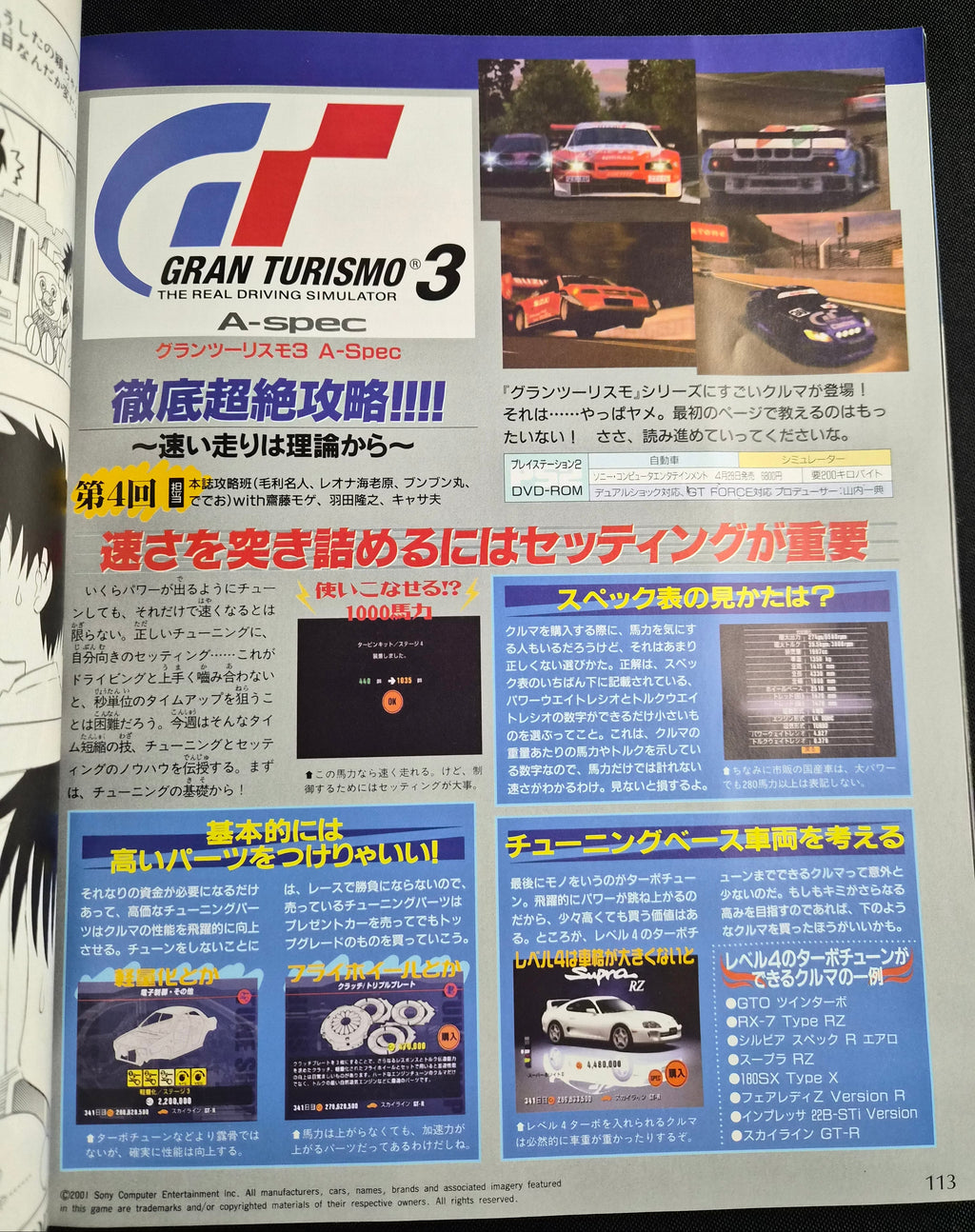 Weekly Famitsu #651 – June 8, 2001 – Gran Turismo 3 & Final Fantasy X – Japan Import Magazine