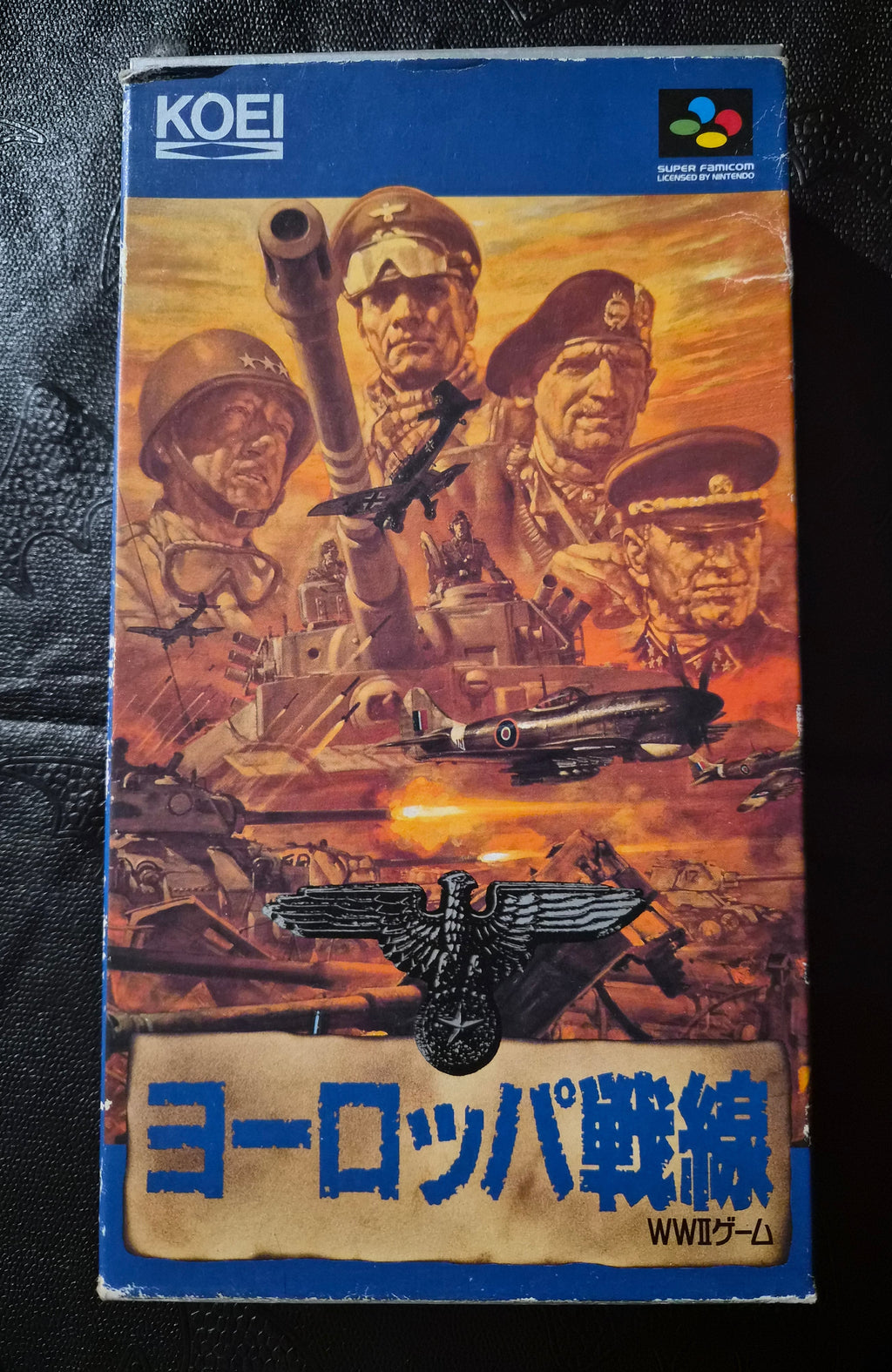 Operation Europe: Path to Victory 1939–45 – Super Famicom (1993) – Complete in Box – Japan Import