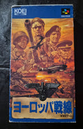 Operation Europe: Path to Victory 1939–45 – Super Famicom (1993) – Complete in Box – Japan Import