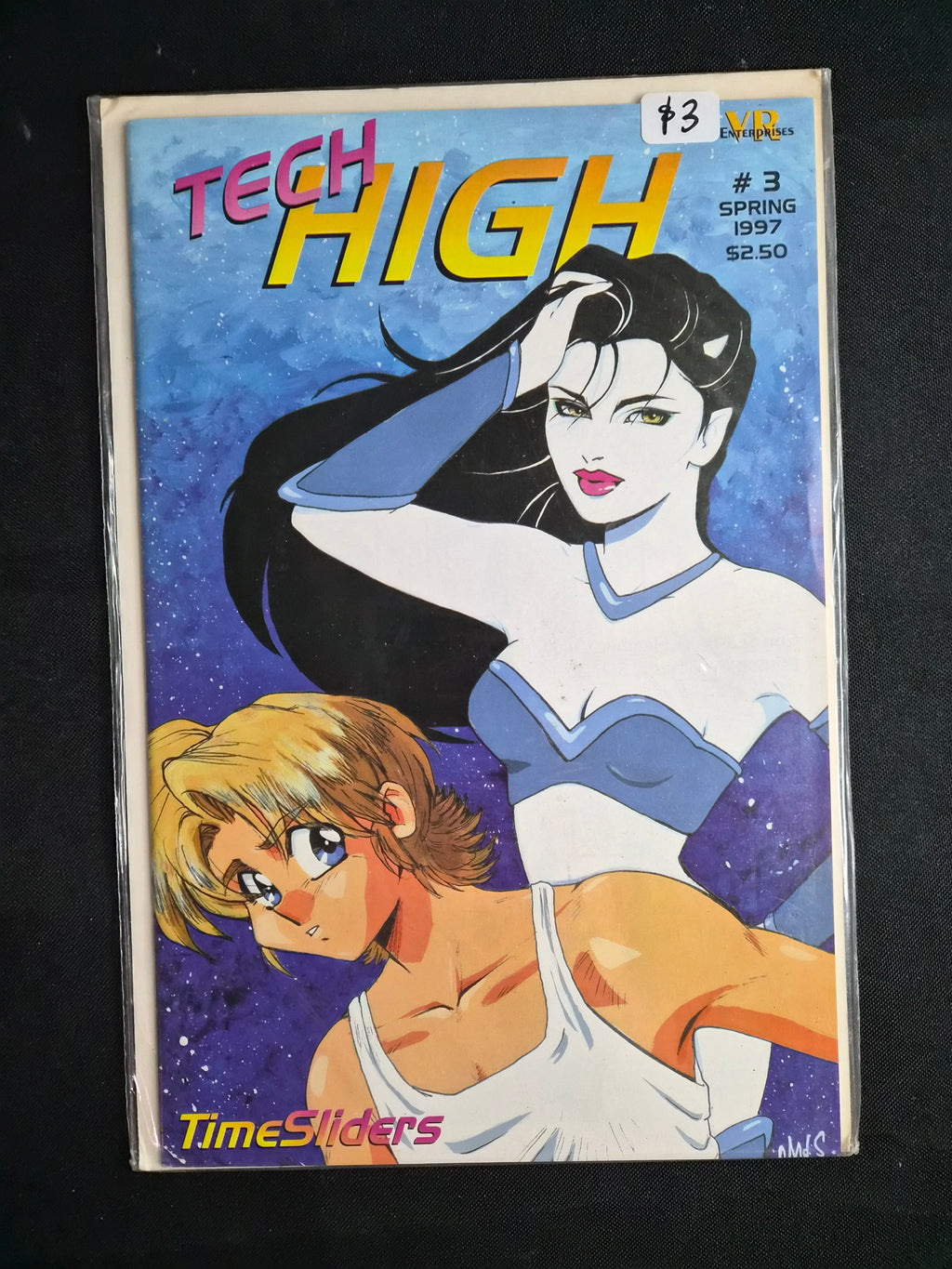 Tech High #3 – Antarctic Press – Spring 1997 – AmeriManga Comic Book – Vintage Indie Comic
