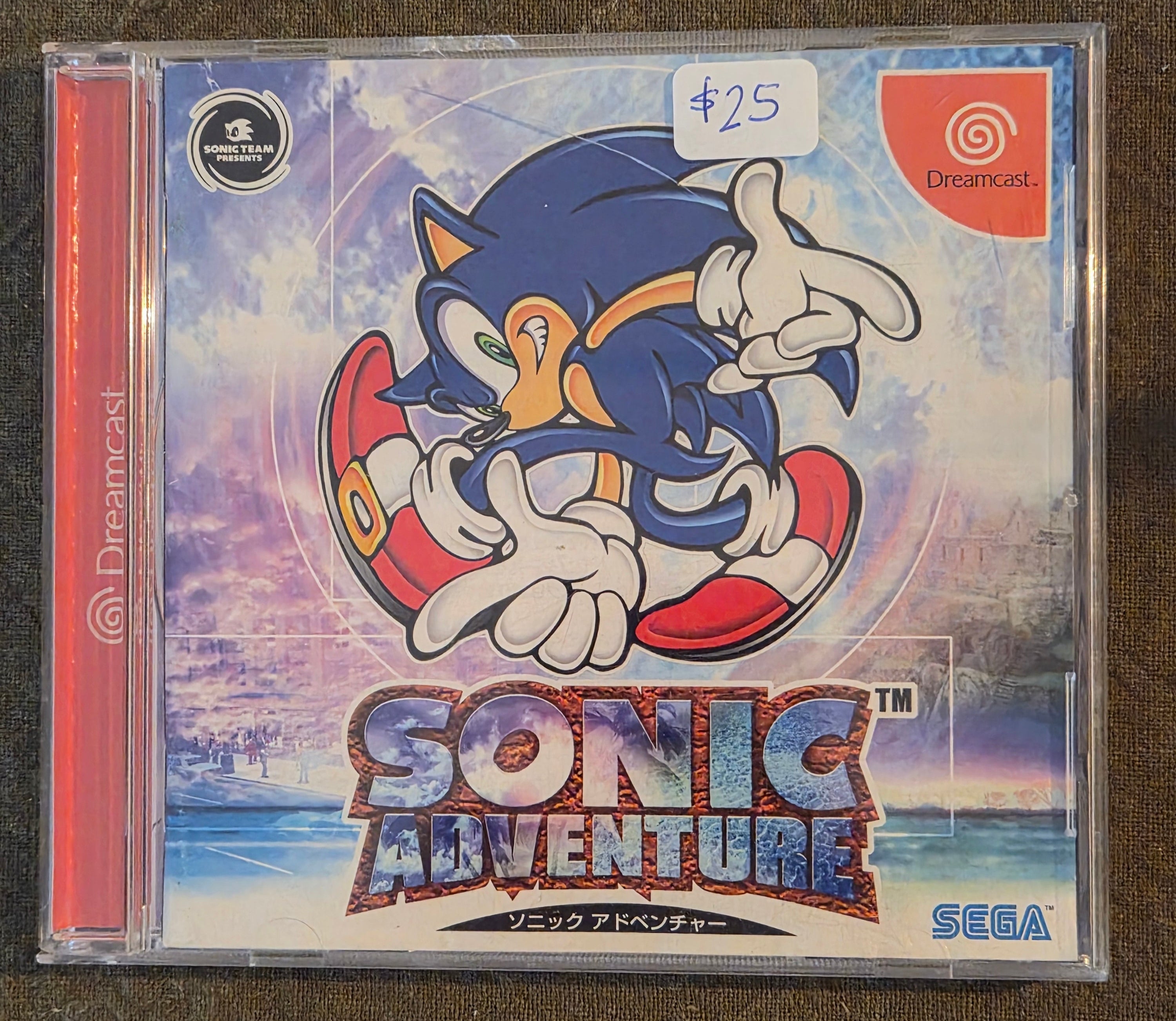Sonic Adventure – Sega Dreamcast – Japan Import NTSC-J – Classic Sega Platform Game