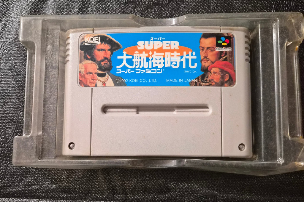 Uncharted Waters / Super Daikoukai Jidai – Super Famicom – Complete in Box – Japan Import