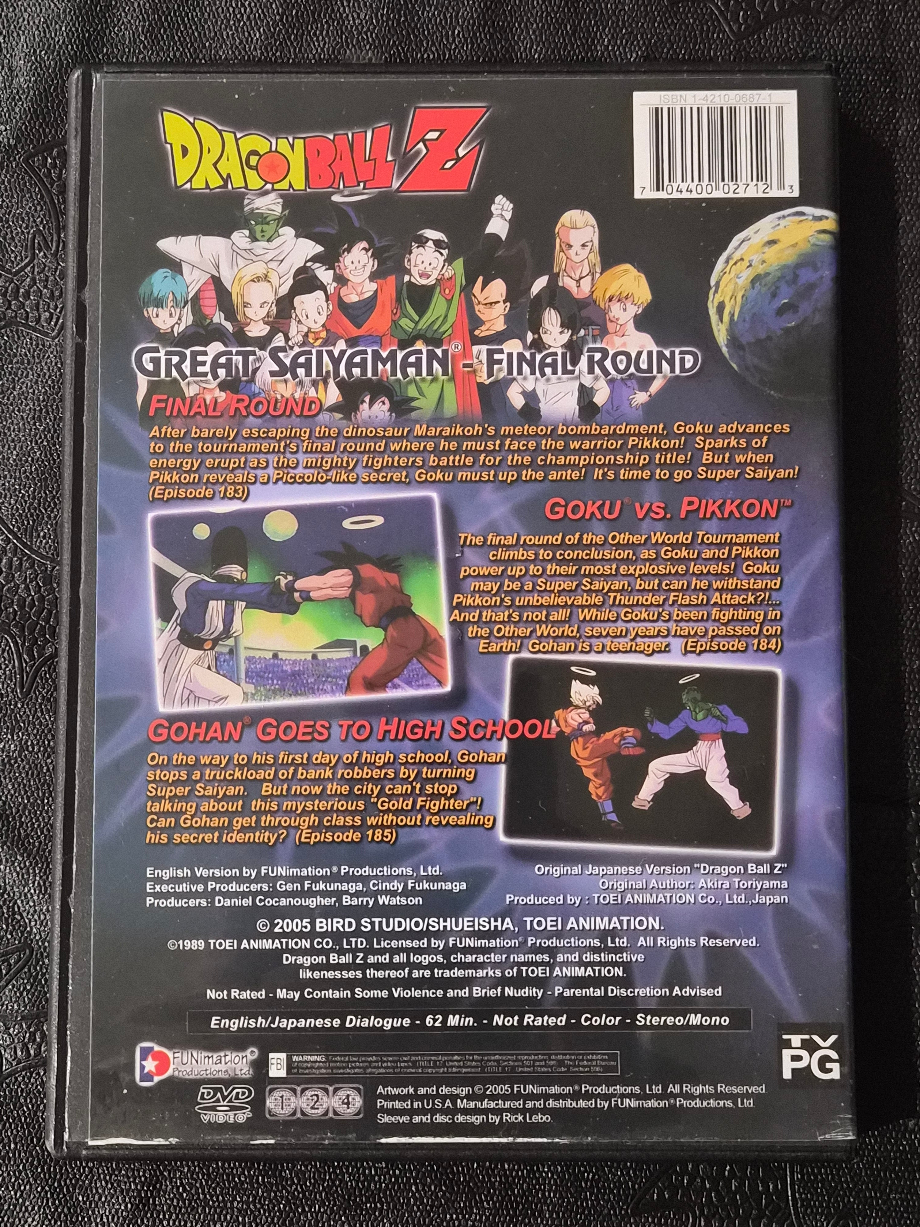 Dragon Ball Z – Great Saiyaman: Final Round DVD (2005) – Uncut English & Japanese